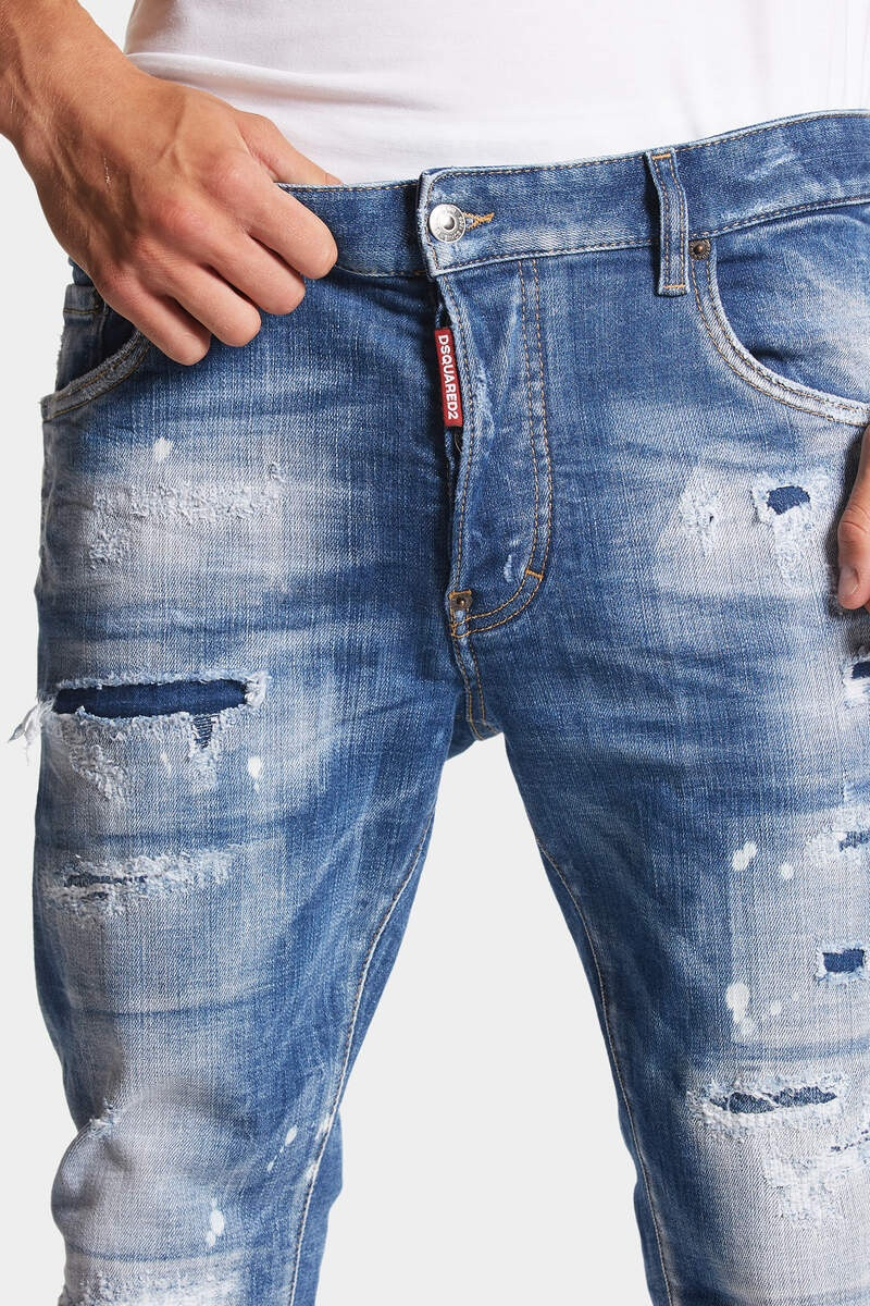 MEDIUM MENDED RIPS WASH SUPER TWINKY JEANS 5