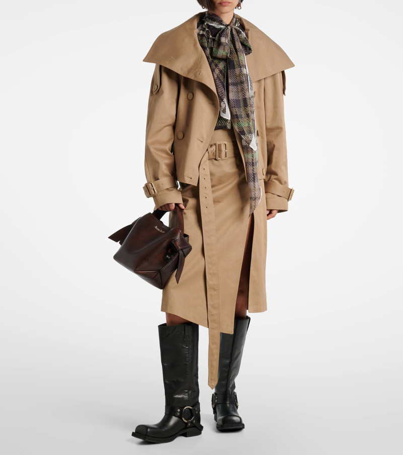Acne Studios Musubi Small leather crossbody bag outlook