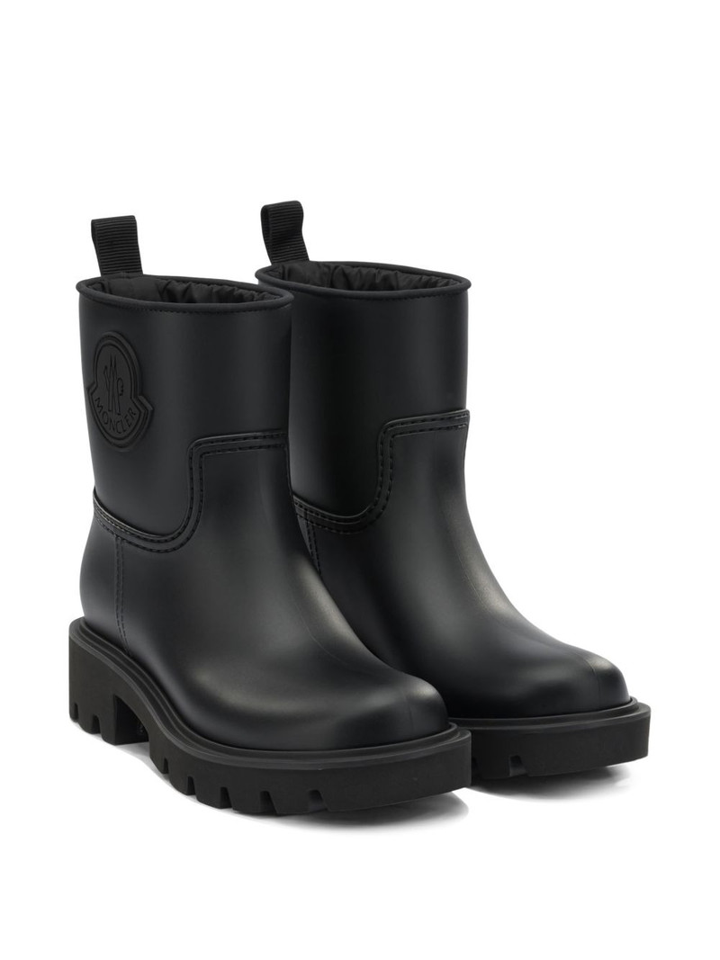 Moncler logo-patch pull-on boots outlook