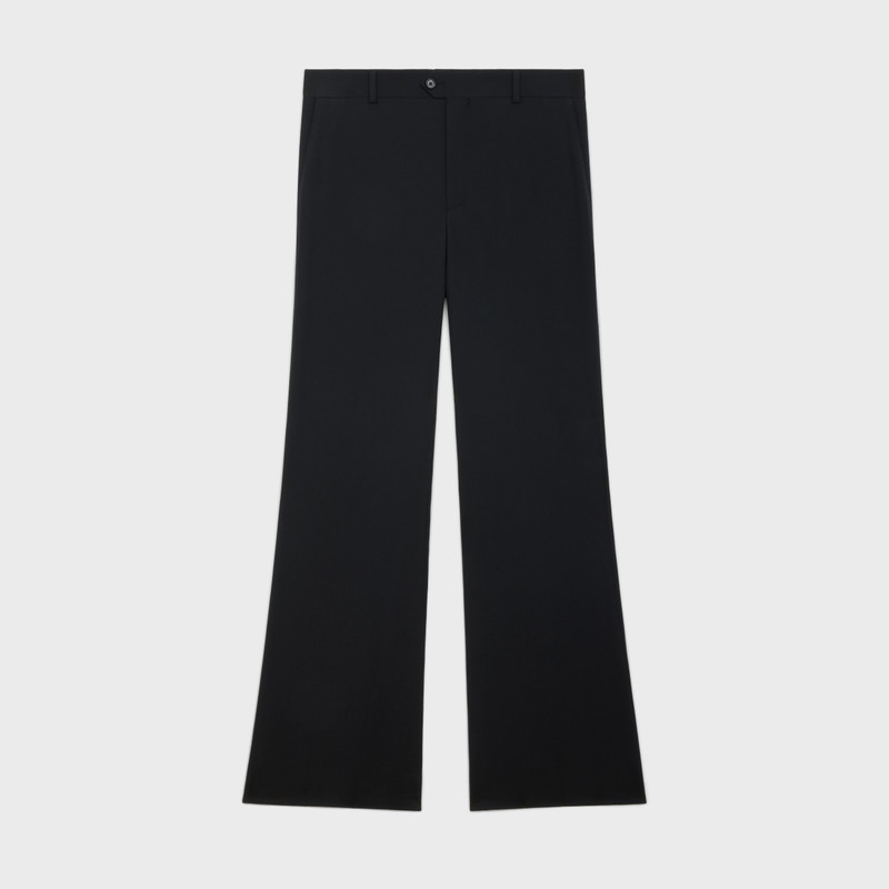 BOOTCUT PANTS IN WOOL GABARDINE 1