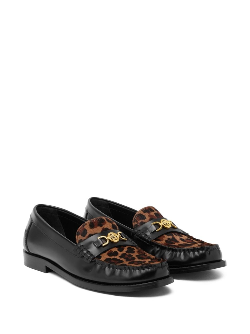 Medusa '95 leopard loafers - 2