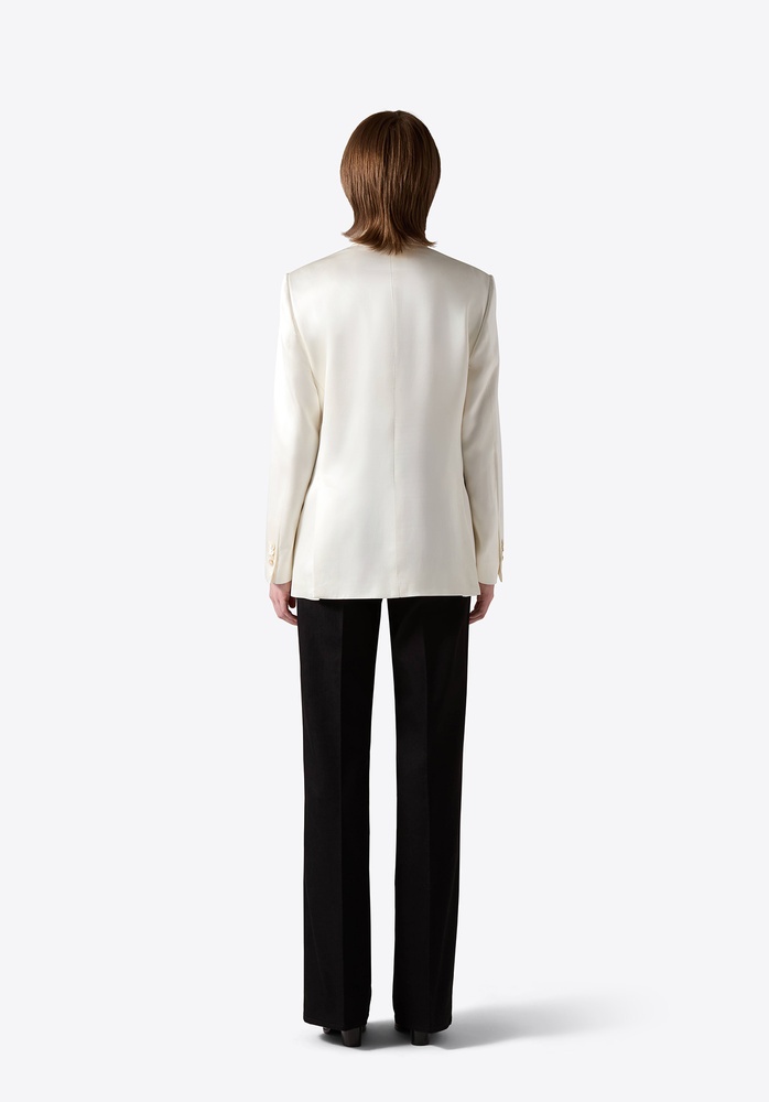 BLAZER 74 OFF WHITE SATIN - 3