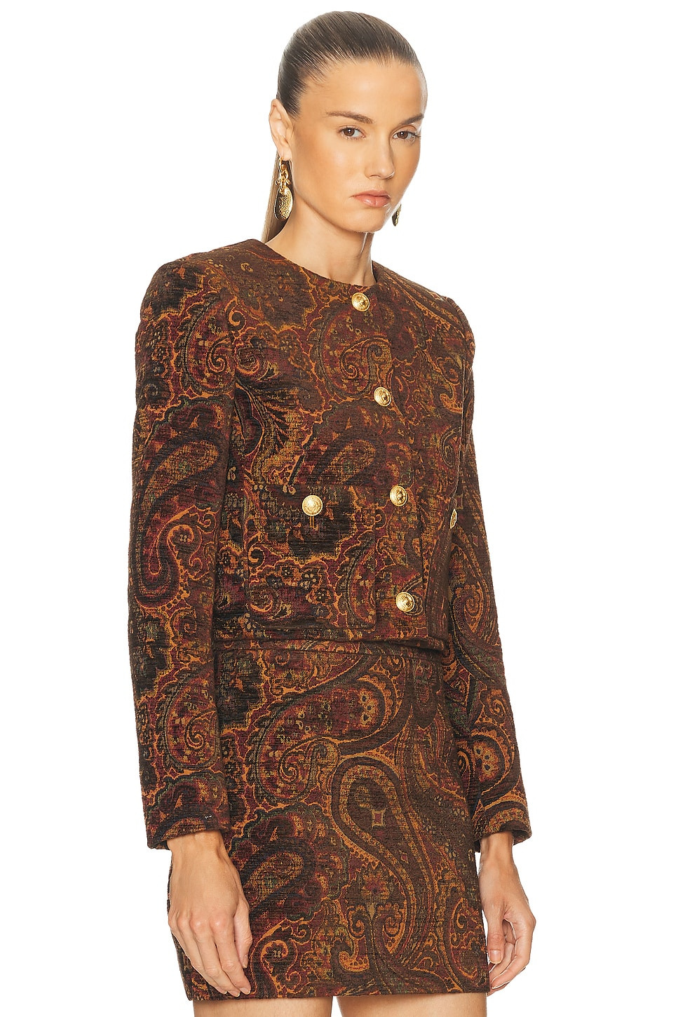 Paisley Jacquard Jacket - 2