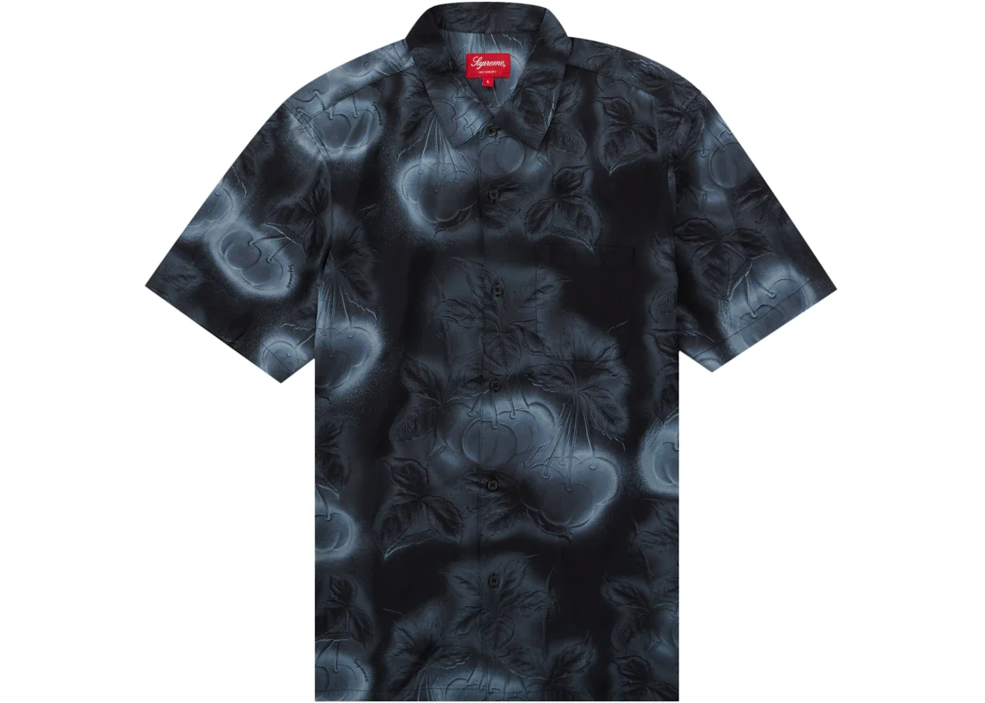 トップス Supreme Cherries Tee Black Supreme Supreme Cherries S/S Shirt Black - SS23S26 BLACK | REVERSIBLE