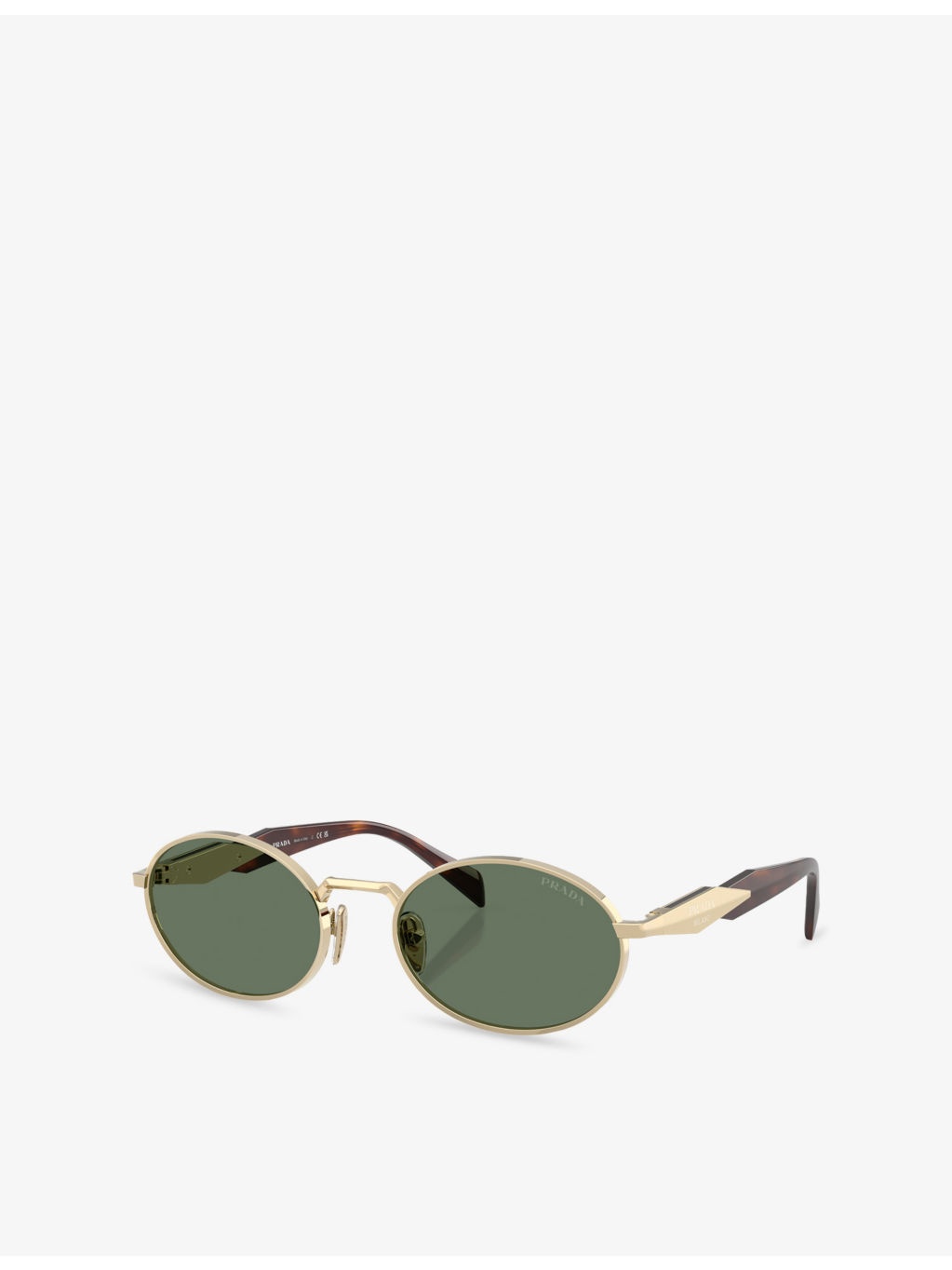 65ZS Oval-Frame Metal Sunglasses - 2