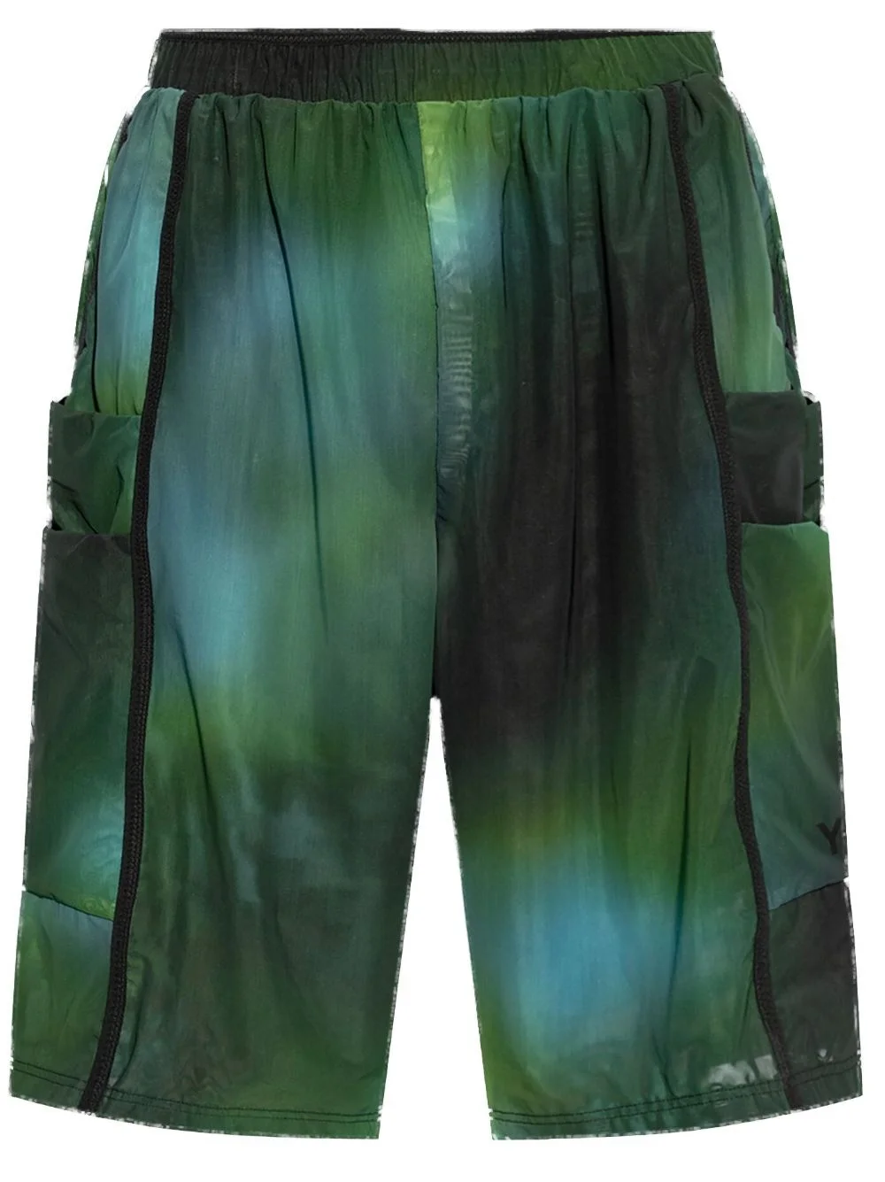 printed cargo shorts - 1