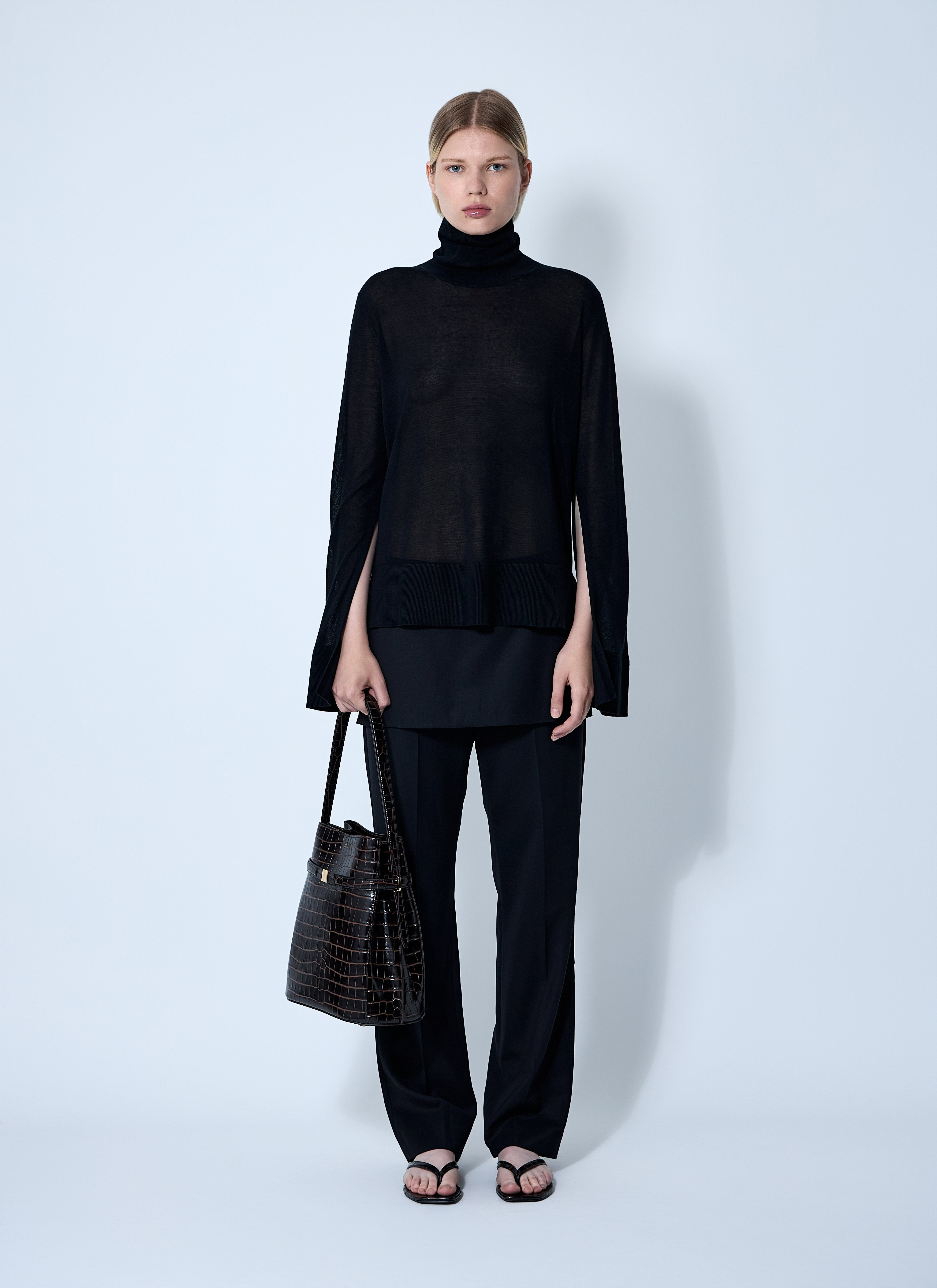 Toteme Women Slit Sleeve Turtleneck - 2