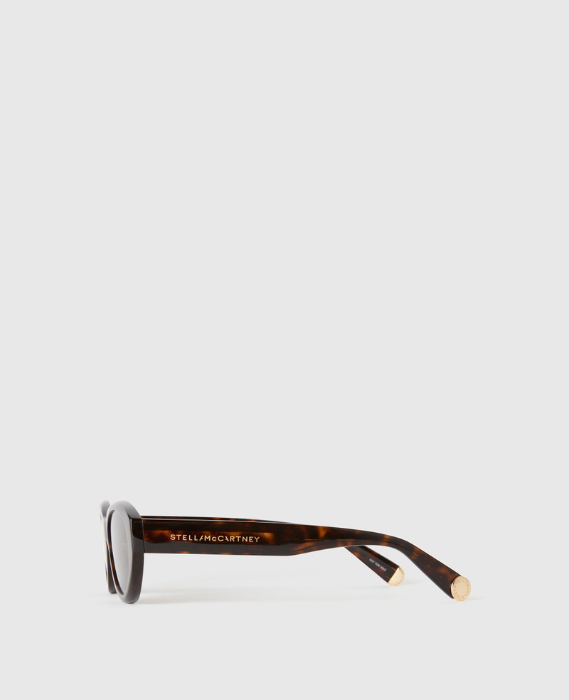 Stella McCartney Logo Oval Sunglasses outlook