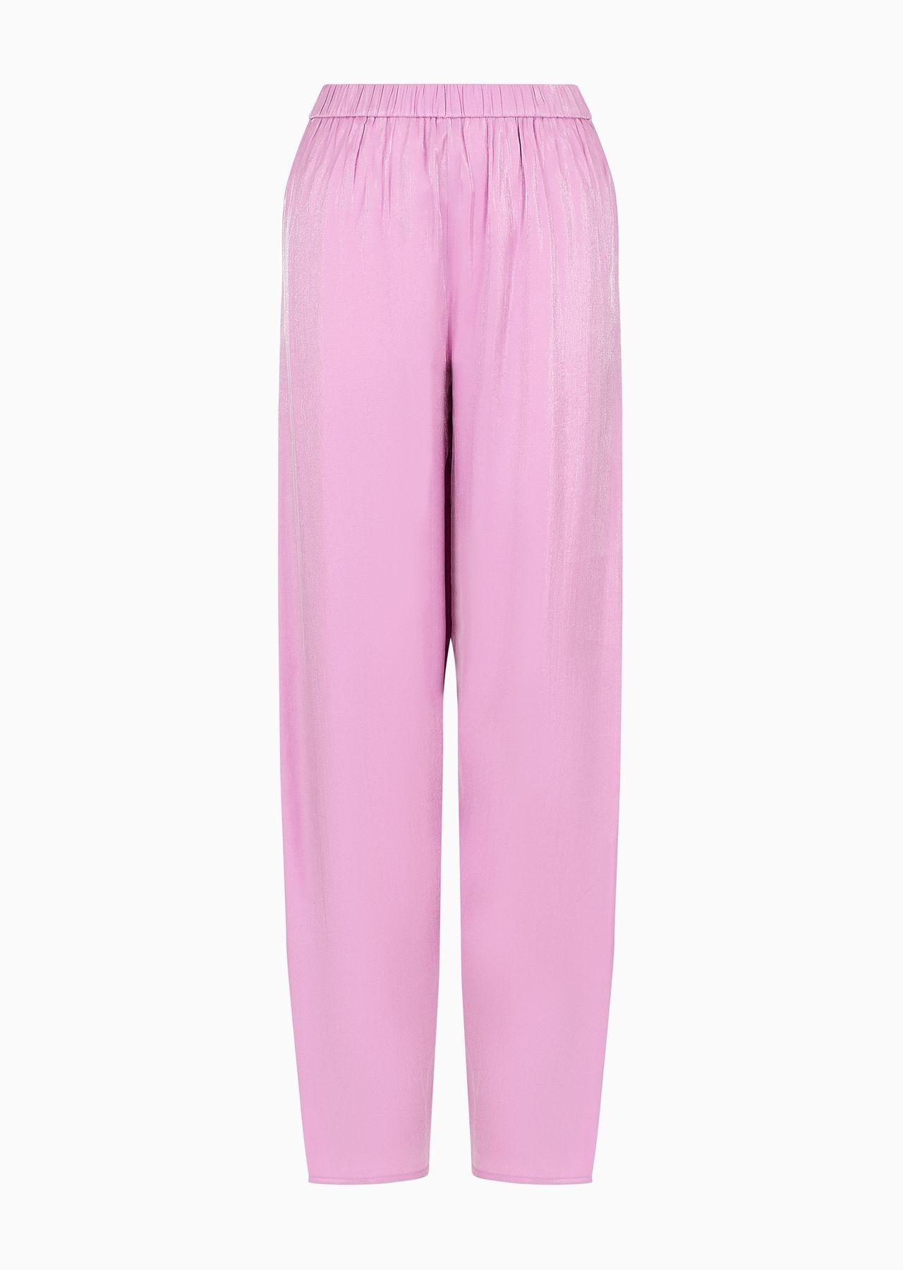 Elasticated-waist trousers in trilobel fabric - 1