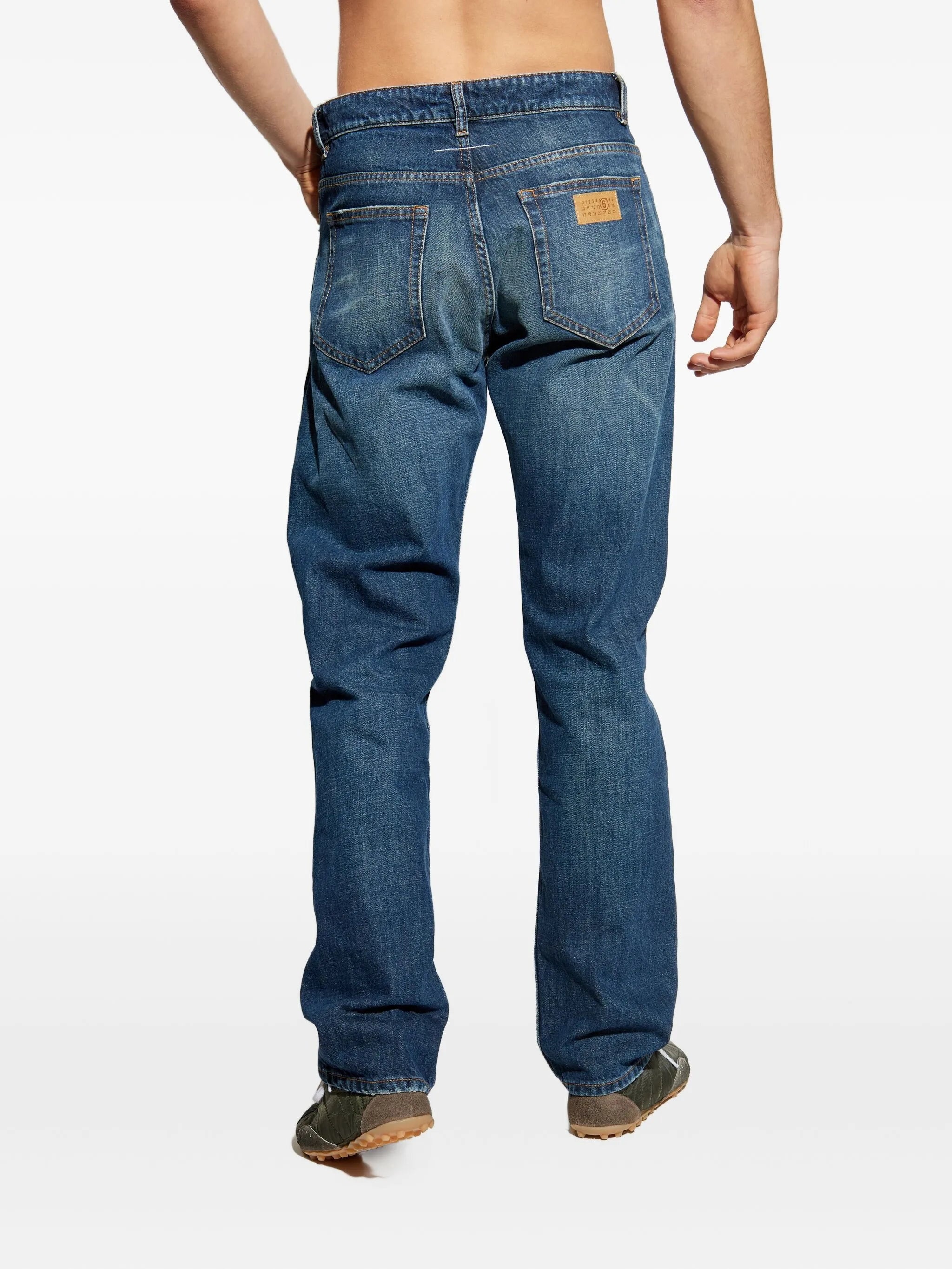 Mm6 Maison Margiela Logo-patch Jeans - 5