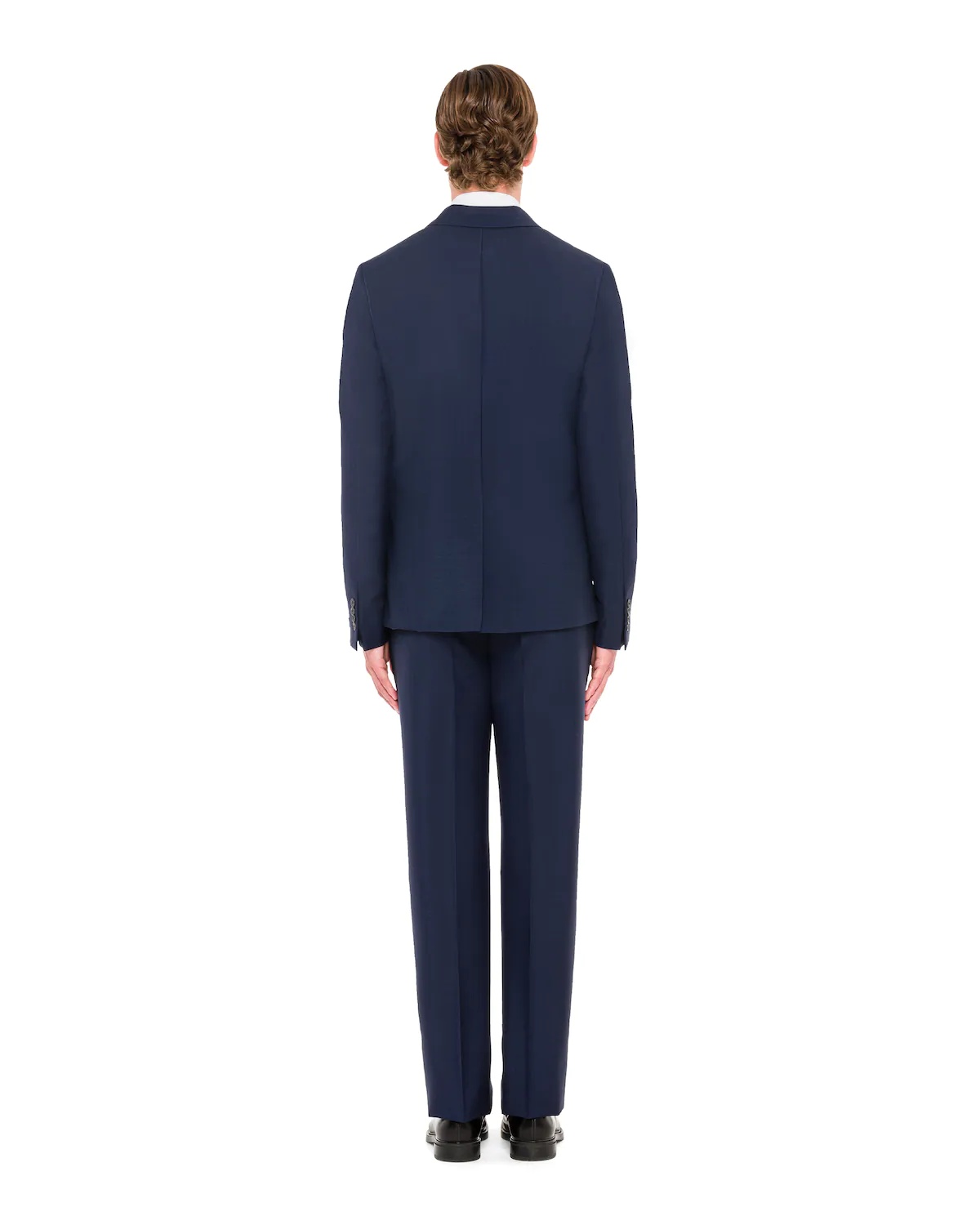 Single-breasted wool and mohair suit - 4
