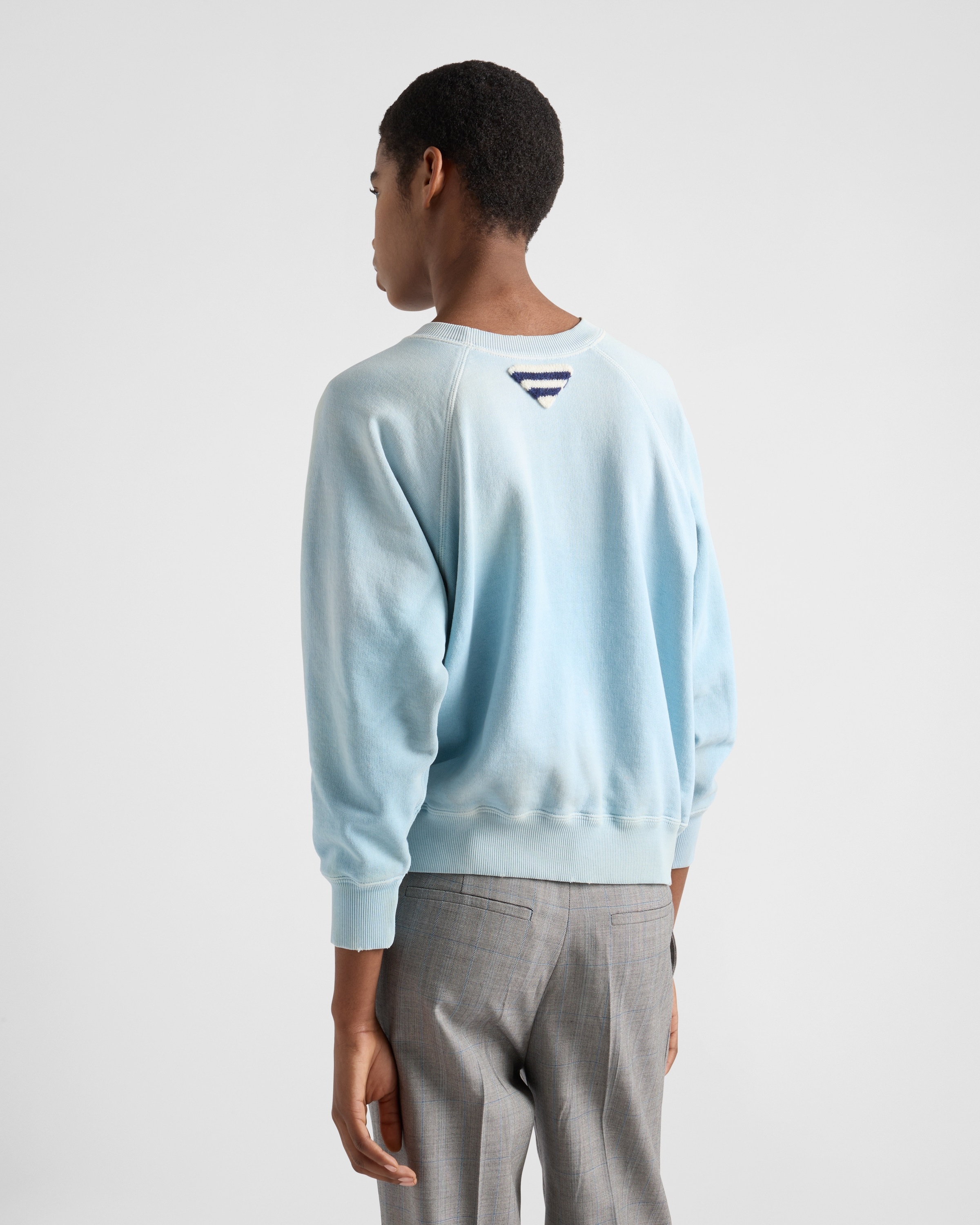 Cotton crew-neck sweatshirt - 5
