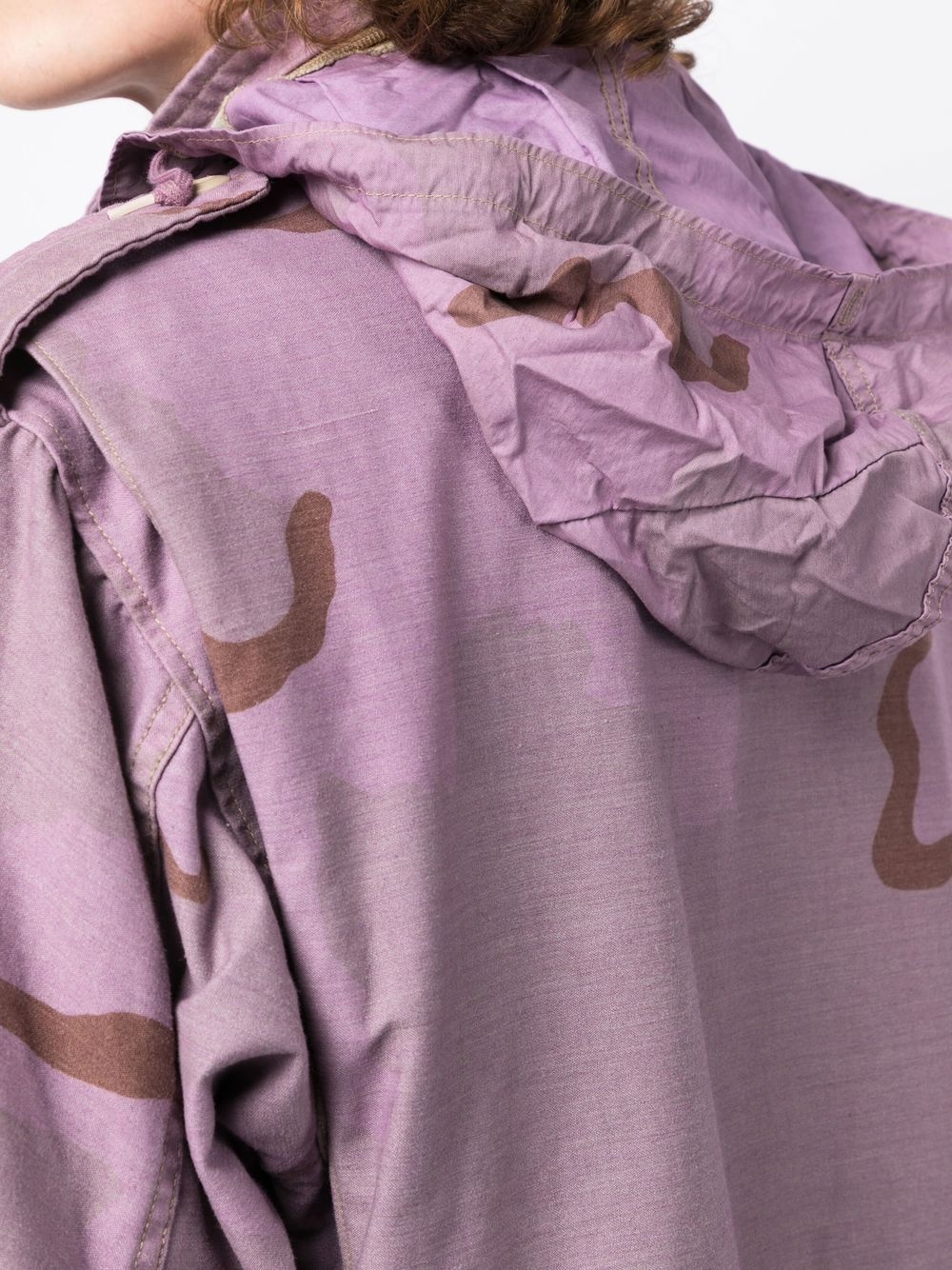 abstract-print cotton-blend jacket - 6