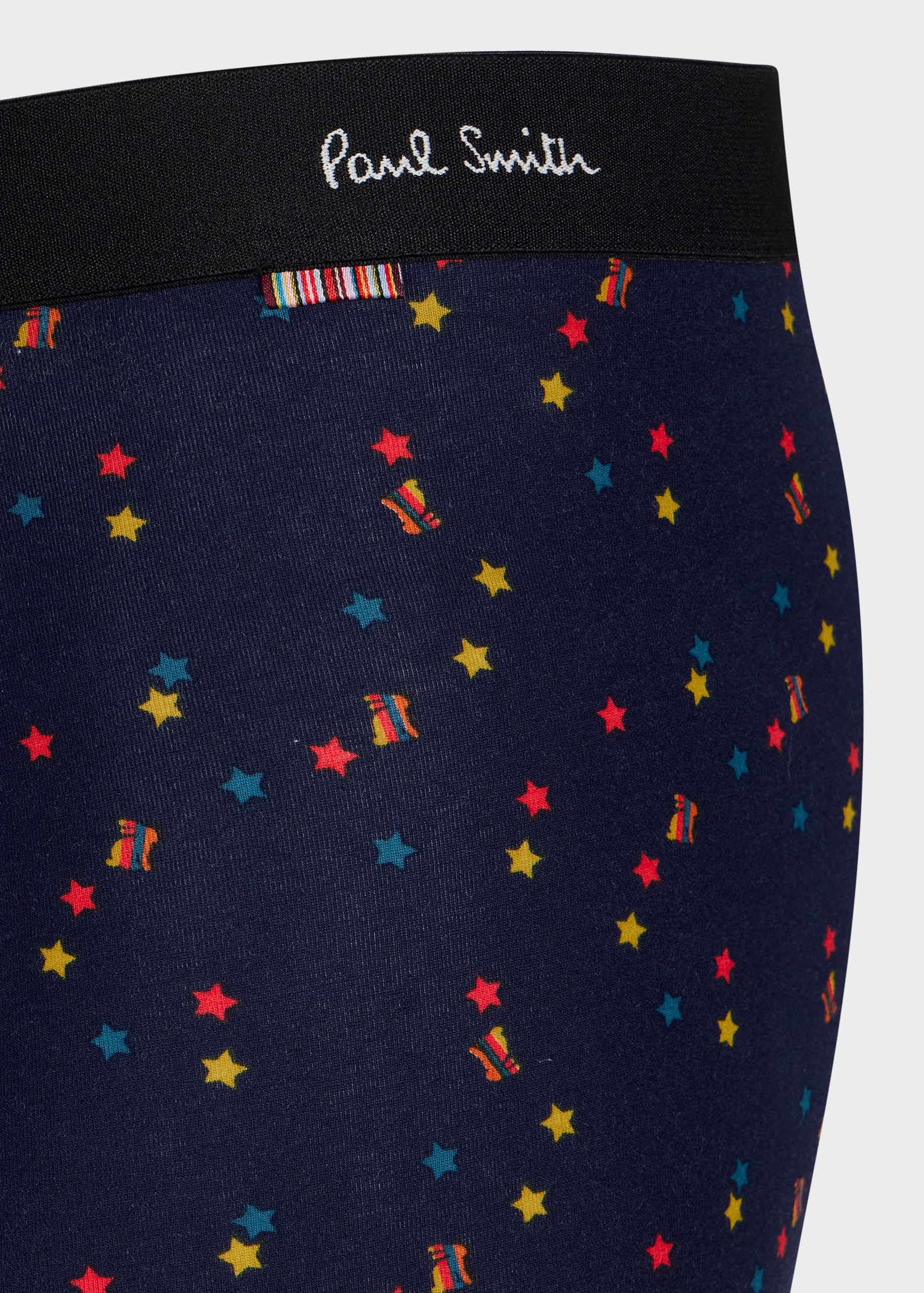 'Artist Stripe Rabbit' Print Boxer Briefs - 3