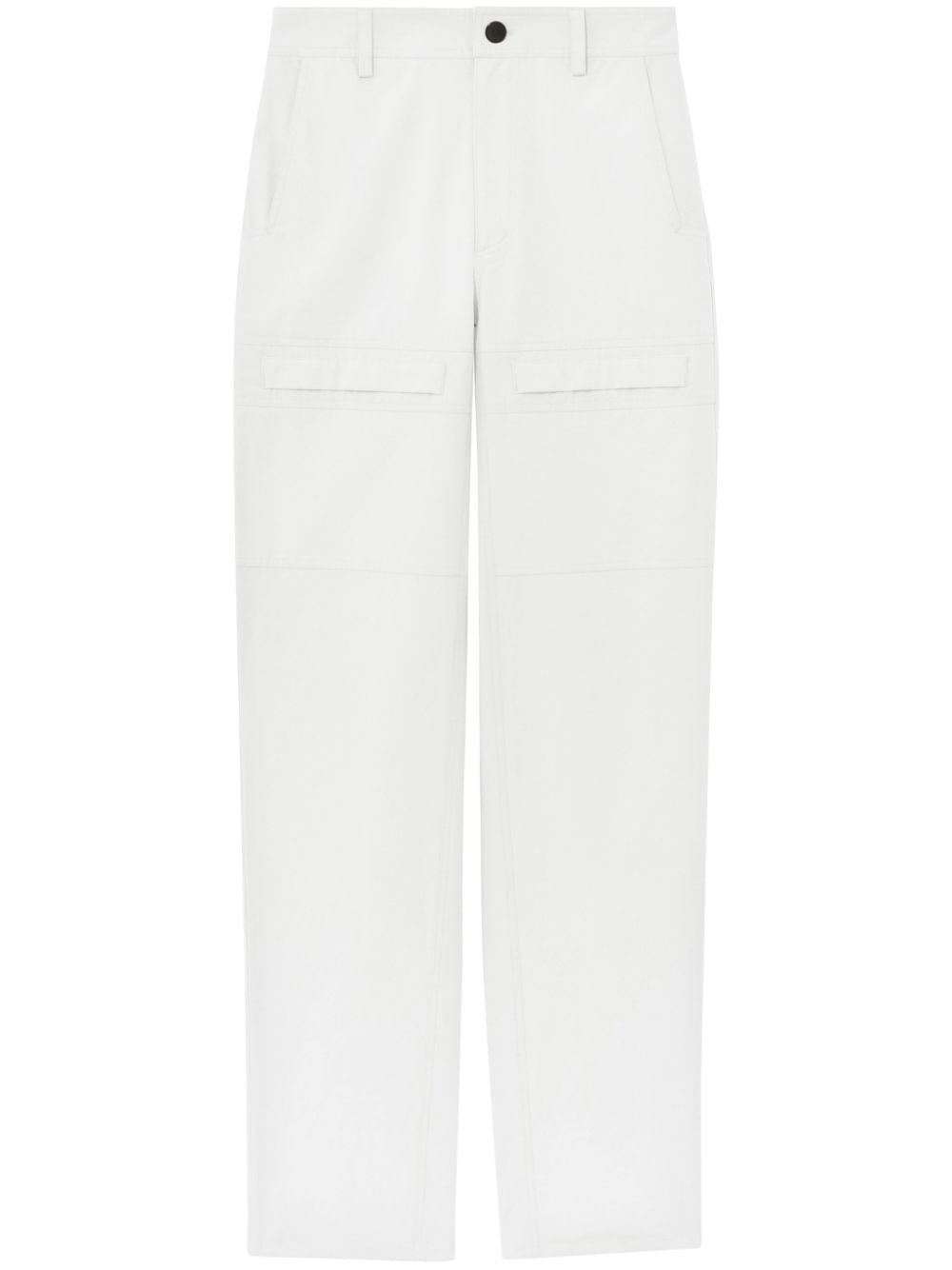 mid-rise cotton cargo pants - 1