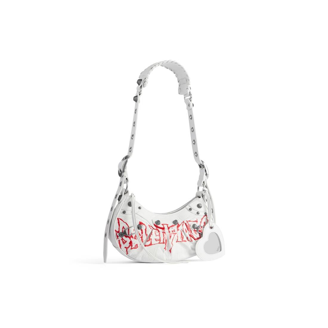 Women's Le Cagole Xs Shoulder Bag Diy Metal  in White - 2