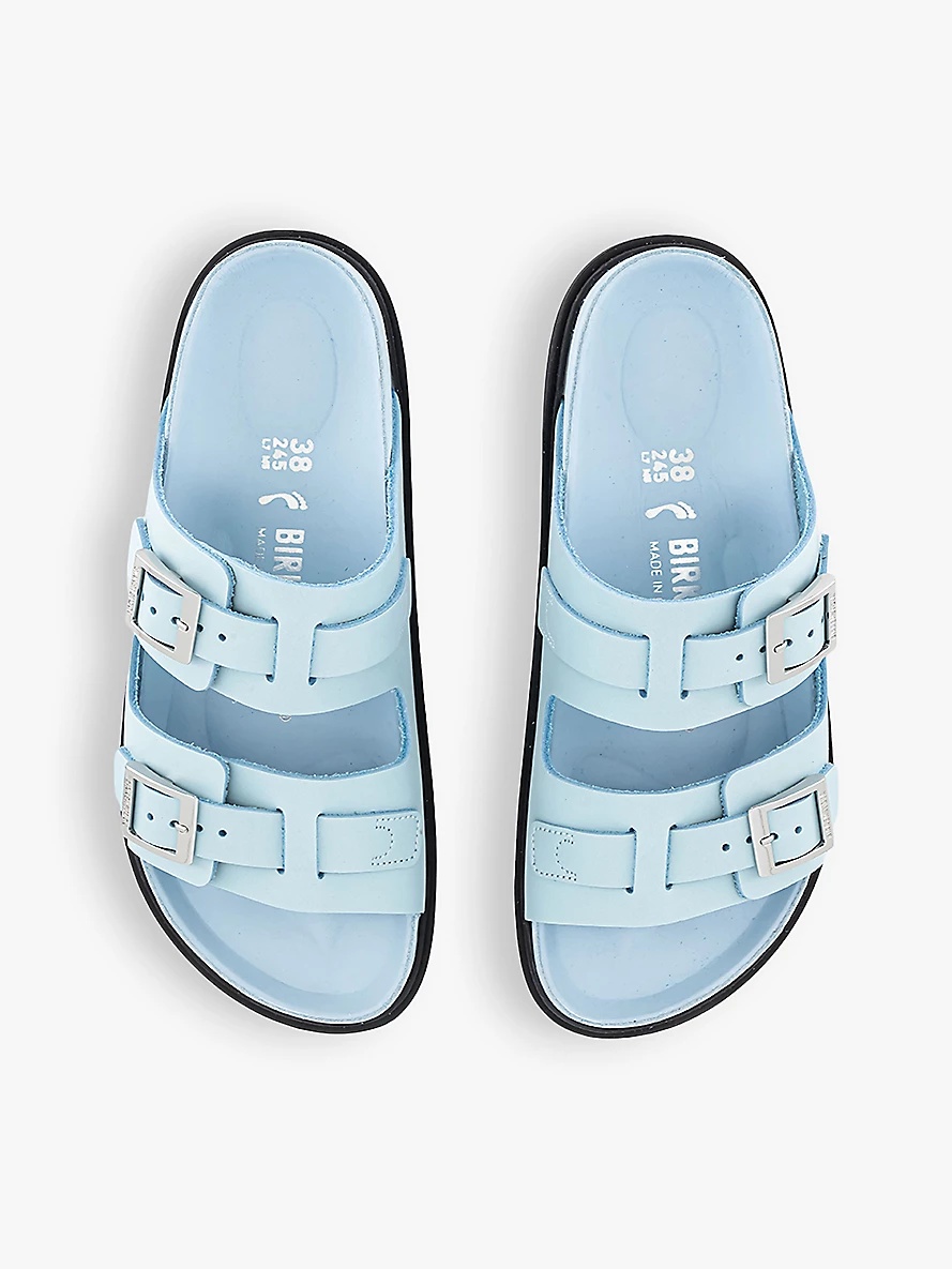 St Barths two-strap leather sandals - 2