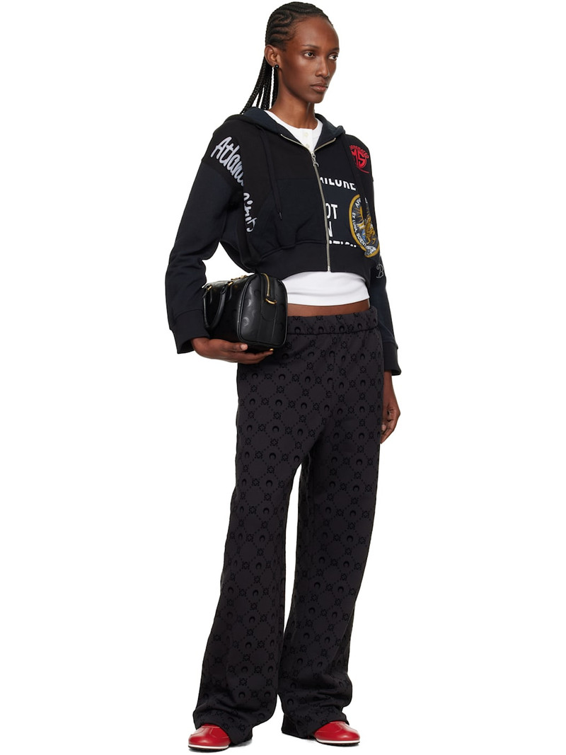 Marine Serre SSENSE Exclusive Red Matte Leather MS Astra Sneakers outlook