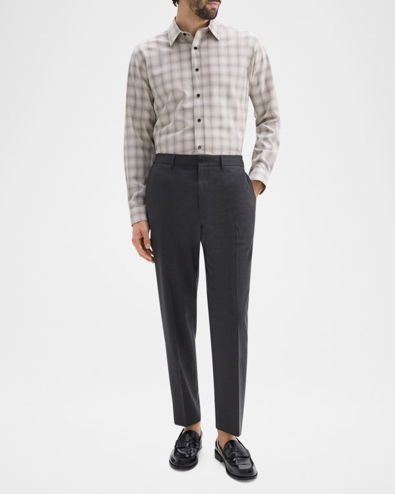Theory Men's Curtis Drawstring Motion Wool Pants outlook
