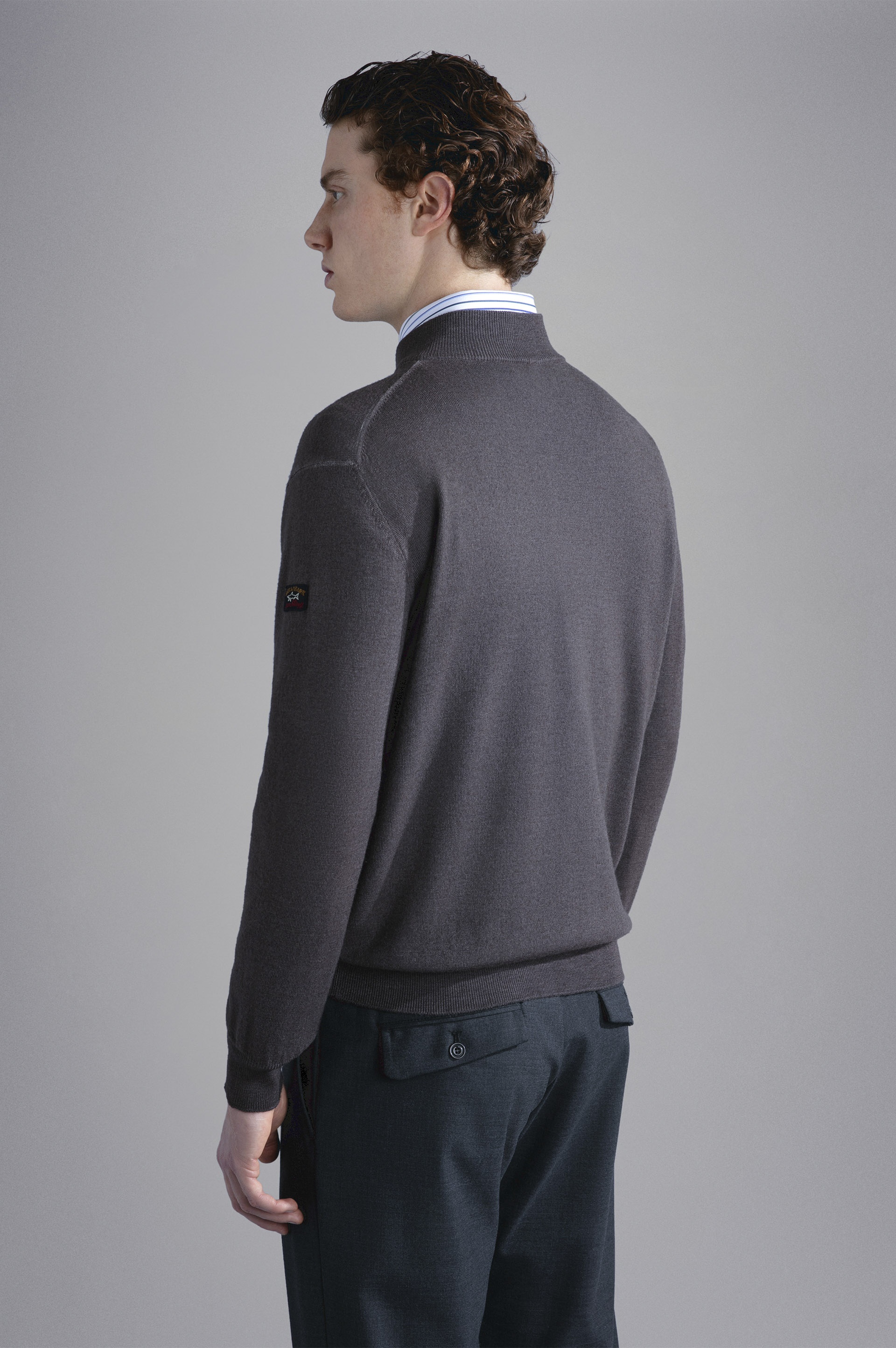 GARMENT DYED WOOL SWEATER - 3