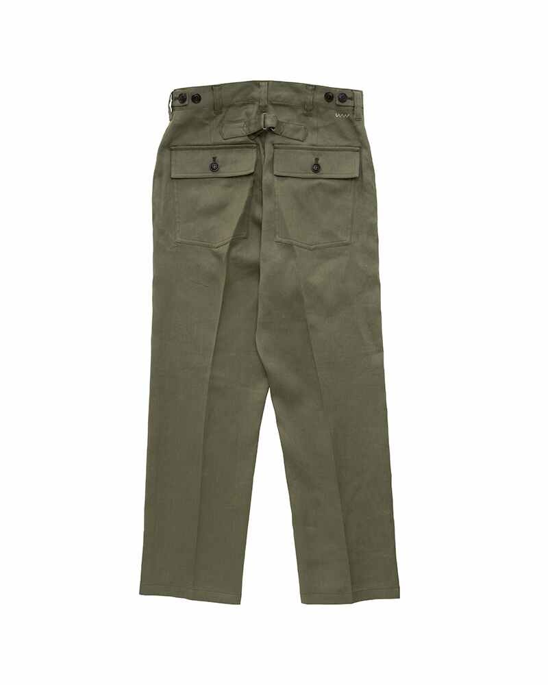 ALDA PANTS W OLIVE - 2