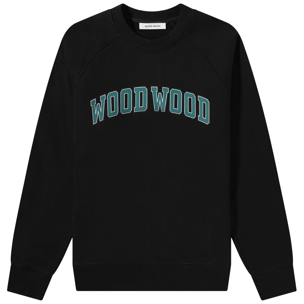 Wood Wood Hester Arch Logo Crew Sweat - 1