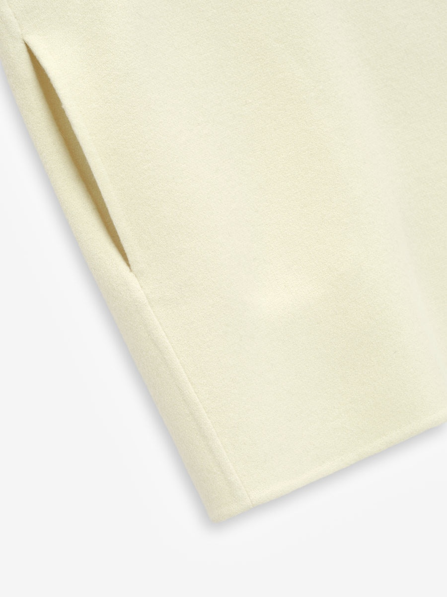 Double Wool Cashmere Short Sleeve Jacket - 4