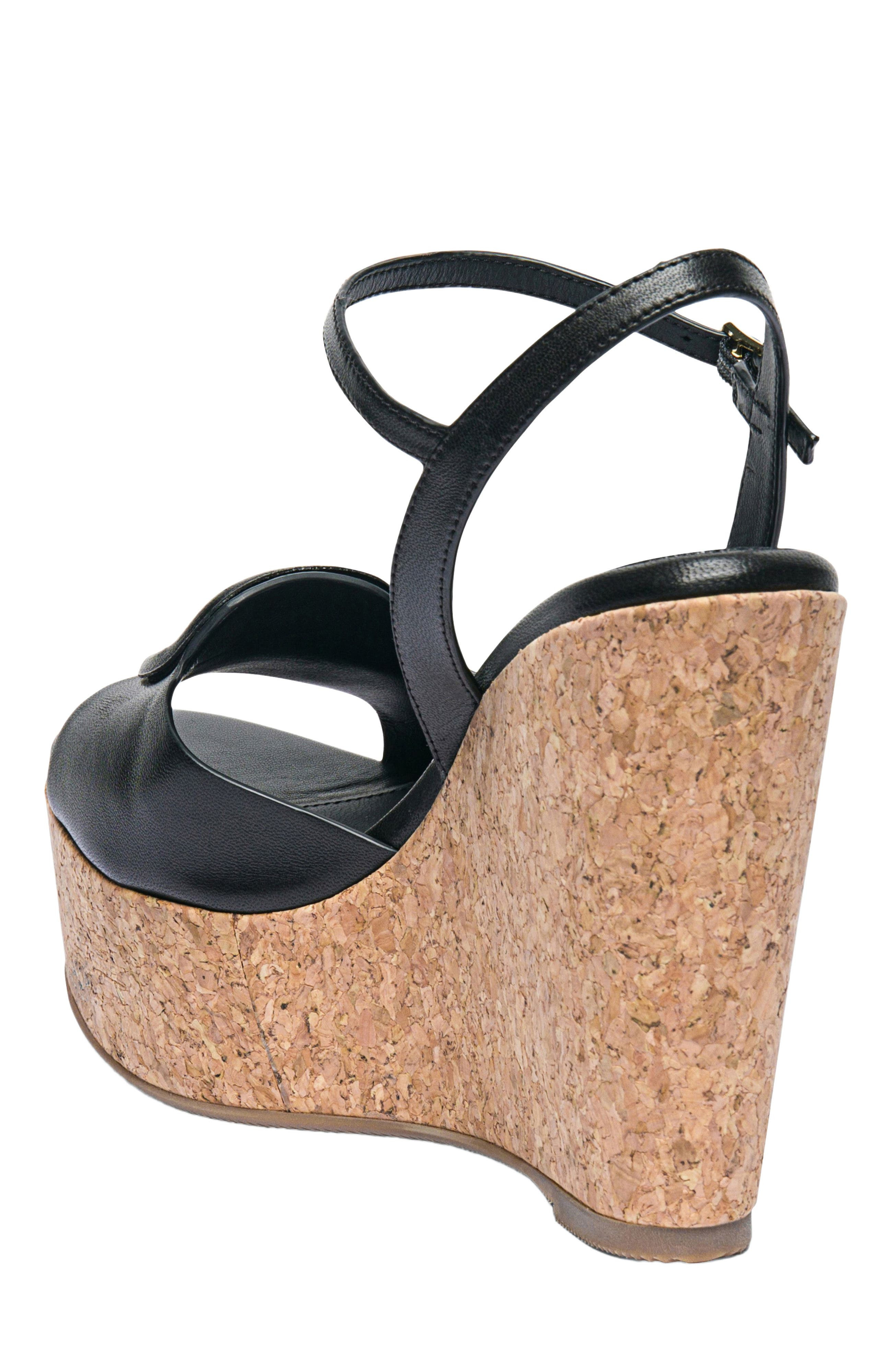 Santoni Women's leather wedge in Black at Nordstrom - 4