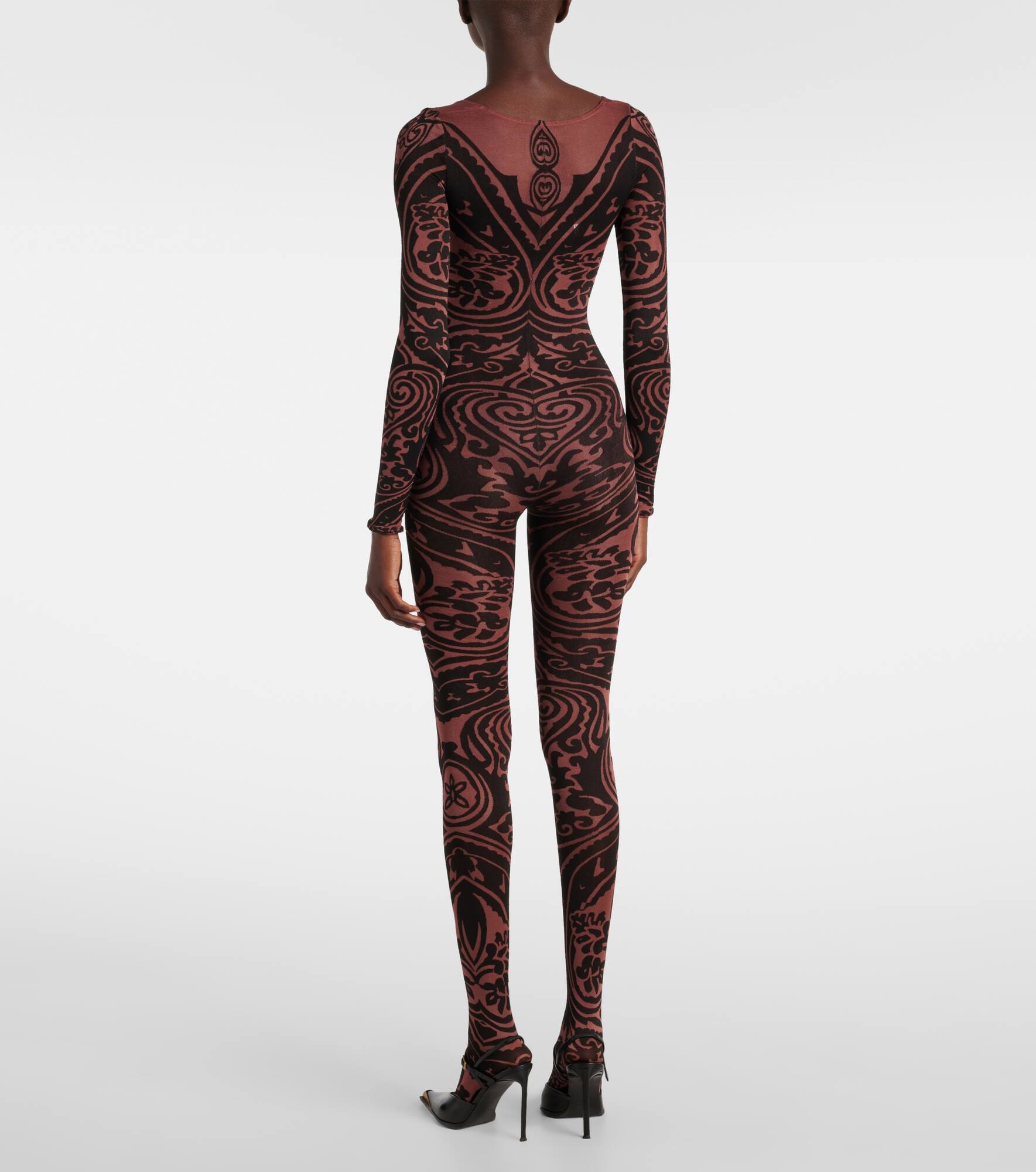 x Etro Tattoo paisley catsuit - 3