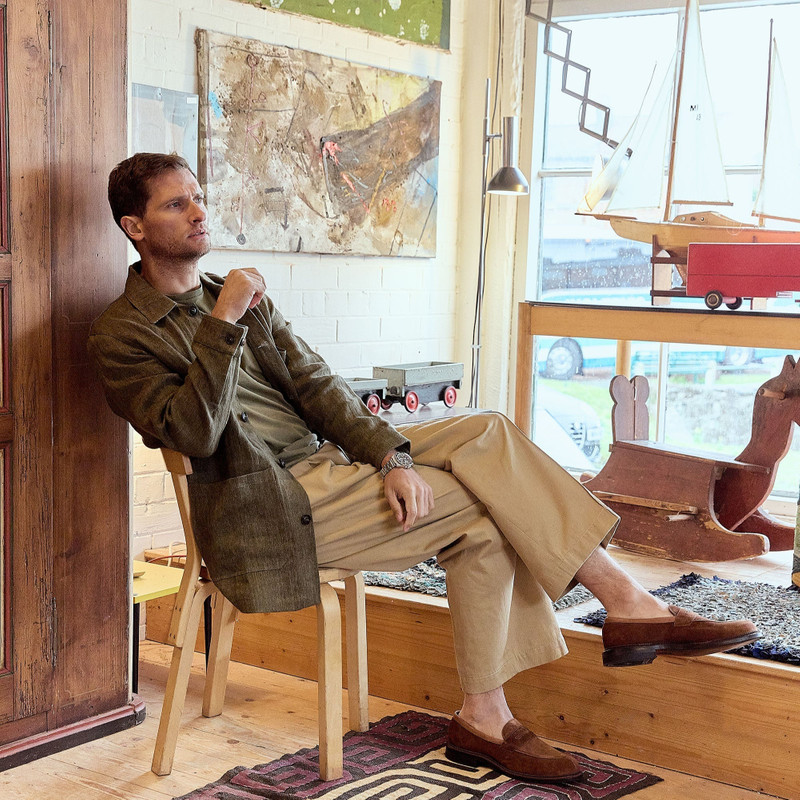 Bristol - Chestnut Janus Calf Suede 6