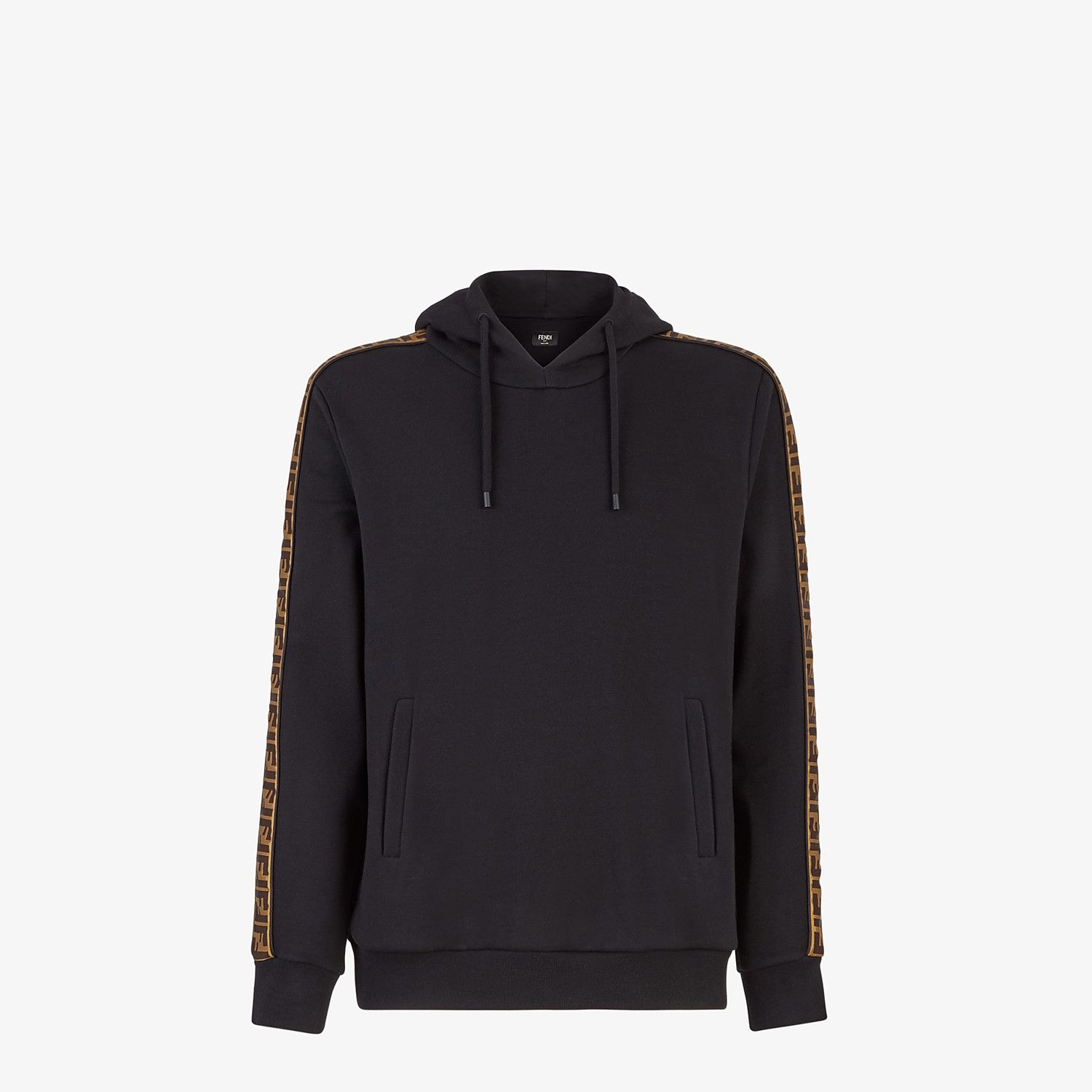 Black wool and cotton sweatshirt - 1