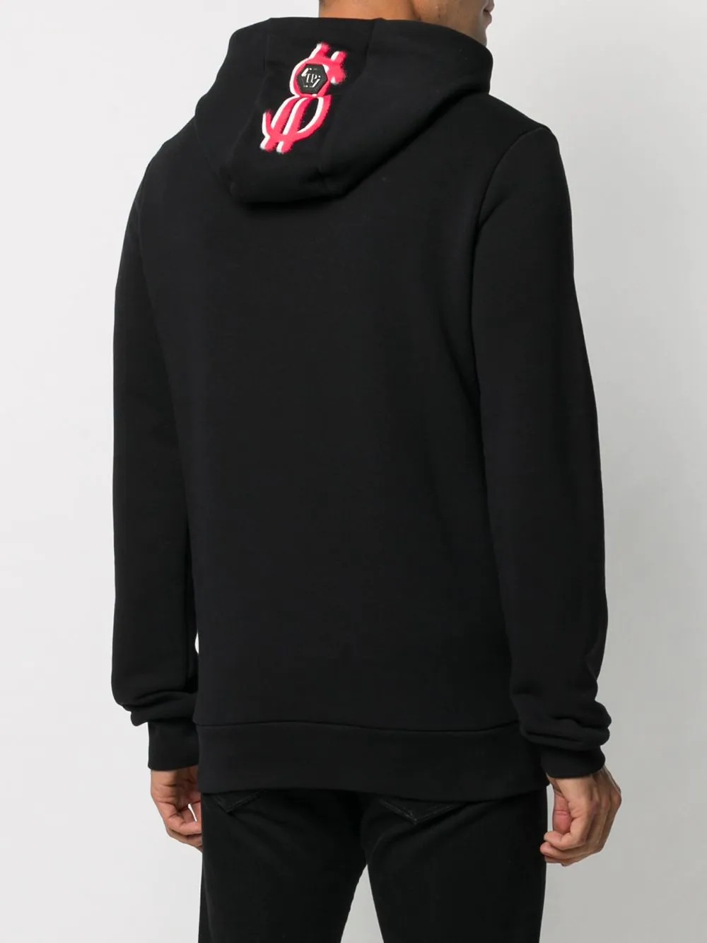 Dollar graphic print hoodie - 4