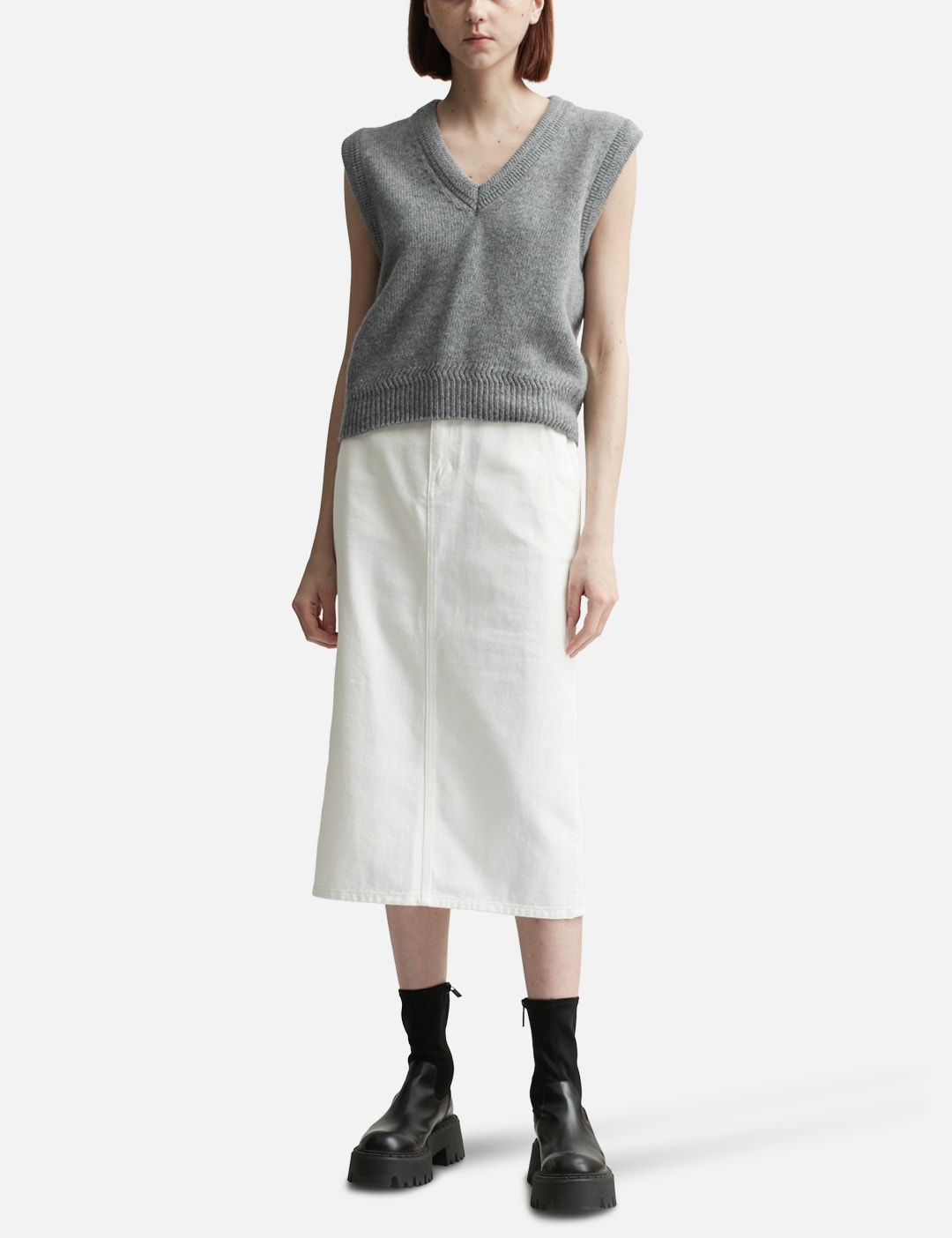 H-LINE LONG SKIRT - 4