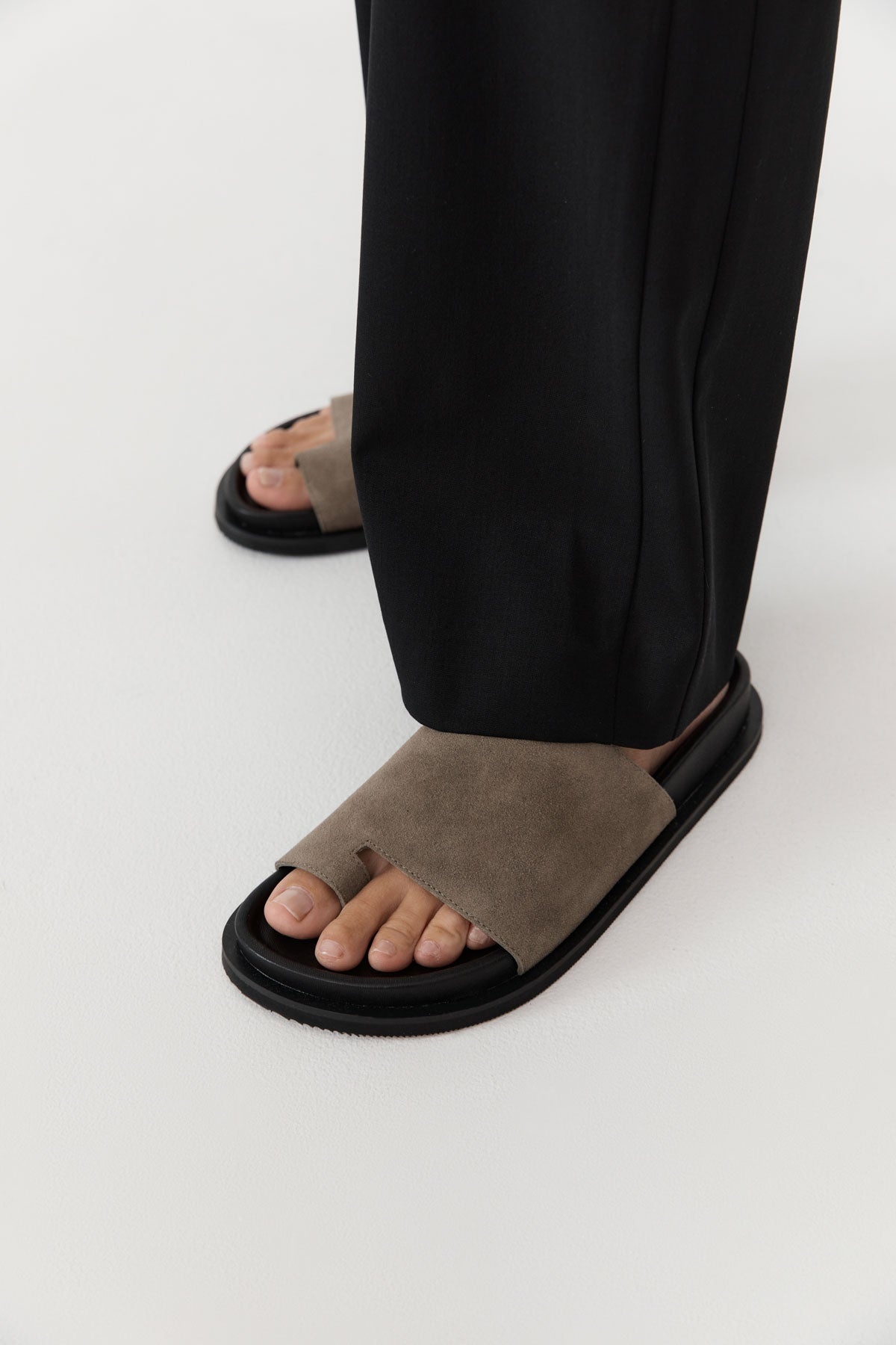 Loe Suede Slide - Kelp - 2