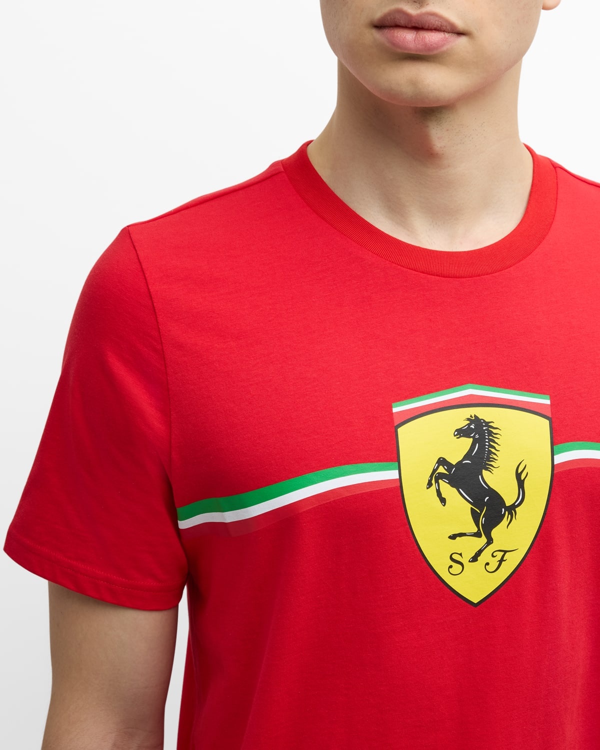 x Ferrari Men's Race Shield Heritage T-Shirt - 5