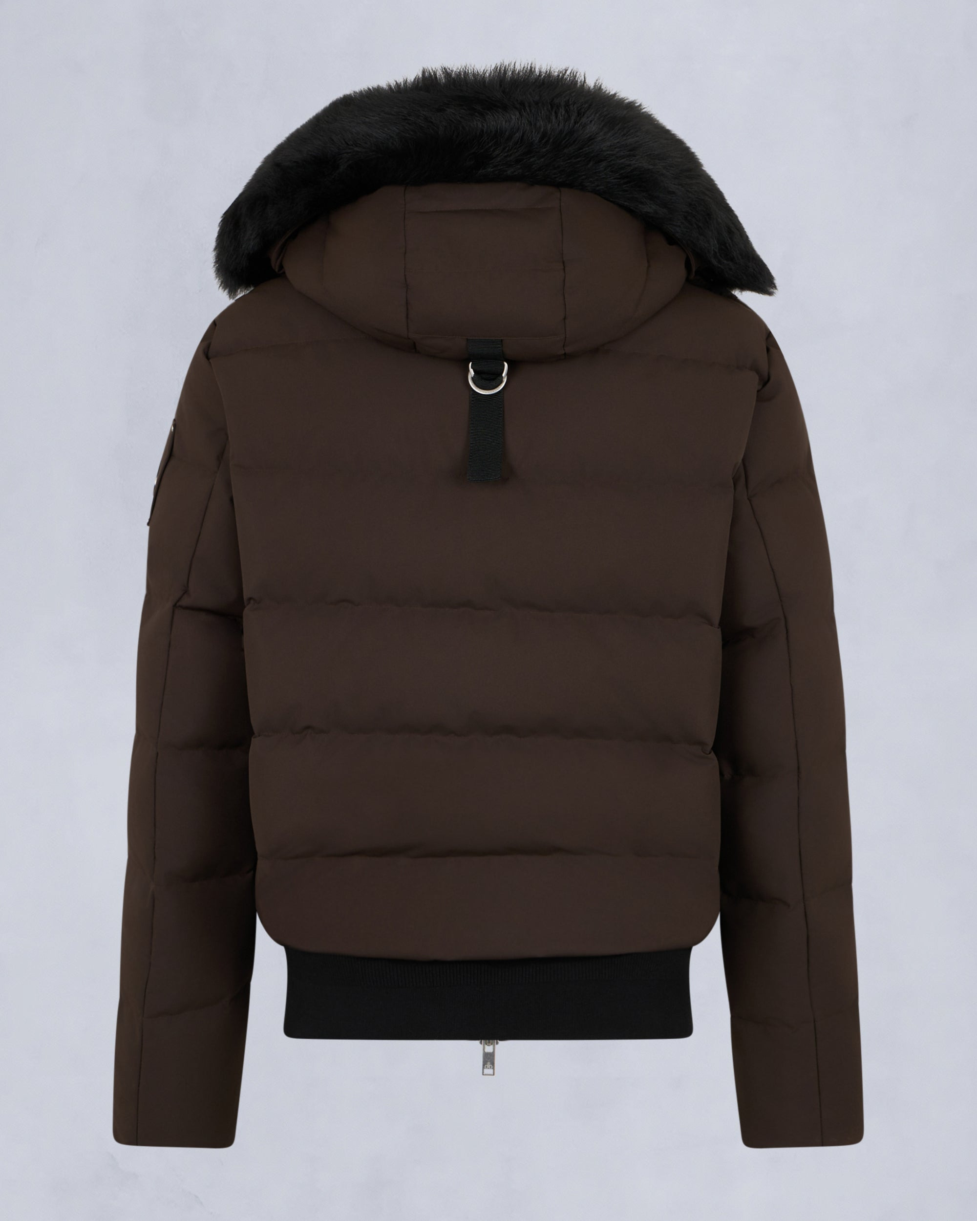 CLOUD SHEARLING TRIM BOMBER JACKET - 6