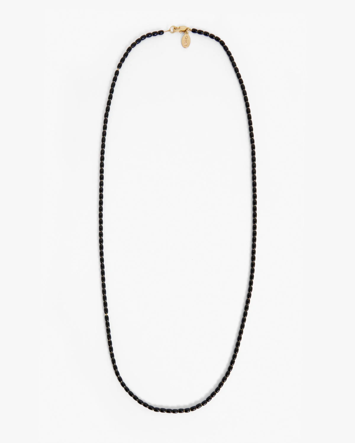 Enamel Barrel Chain Necklace - 24 in - 1