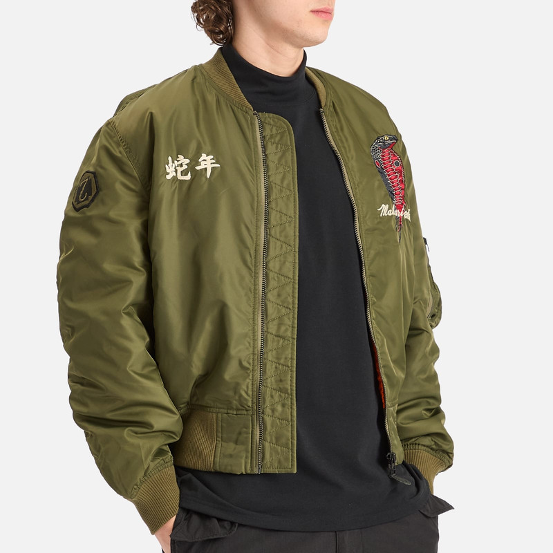 Maharishi Year Of The Snake MA-1 Flight Jacket 2