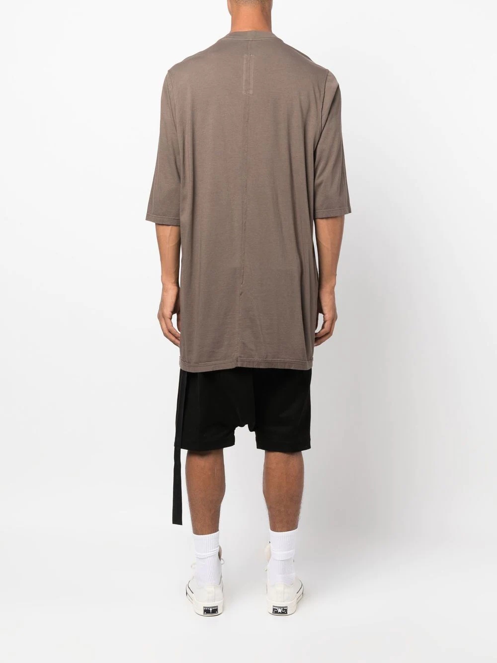 triangle long-length T-shirt - 4