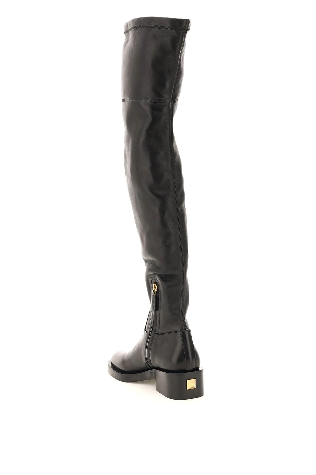 ROMAN STUD OVER-THE-KNEE BOOTS - 2