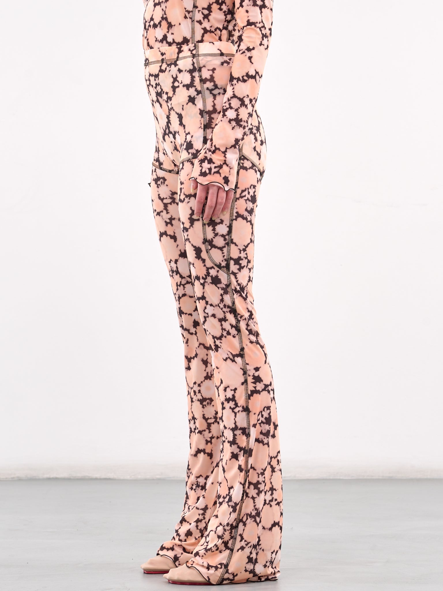 High Waist Printed Leggings - 2