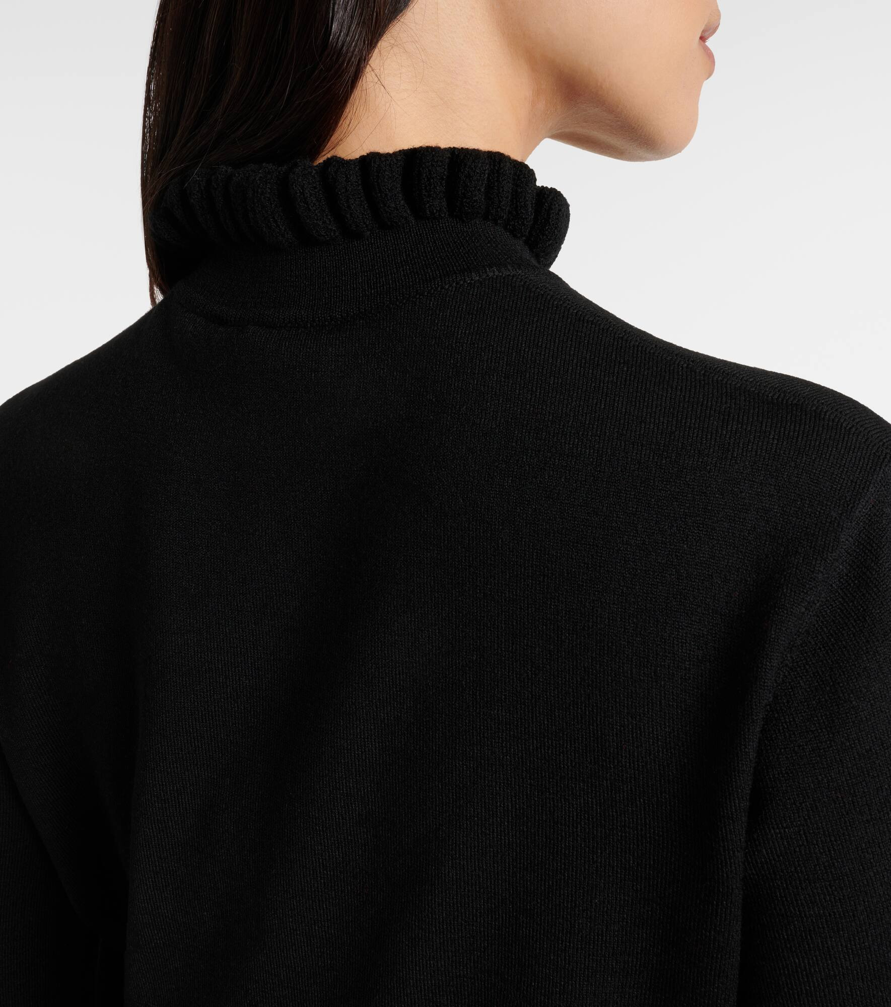 Scalloped wool-blend sweater - 5