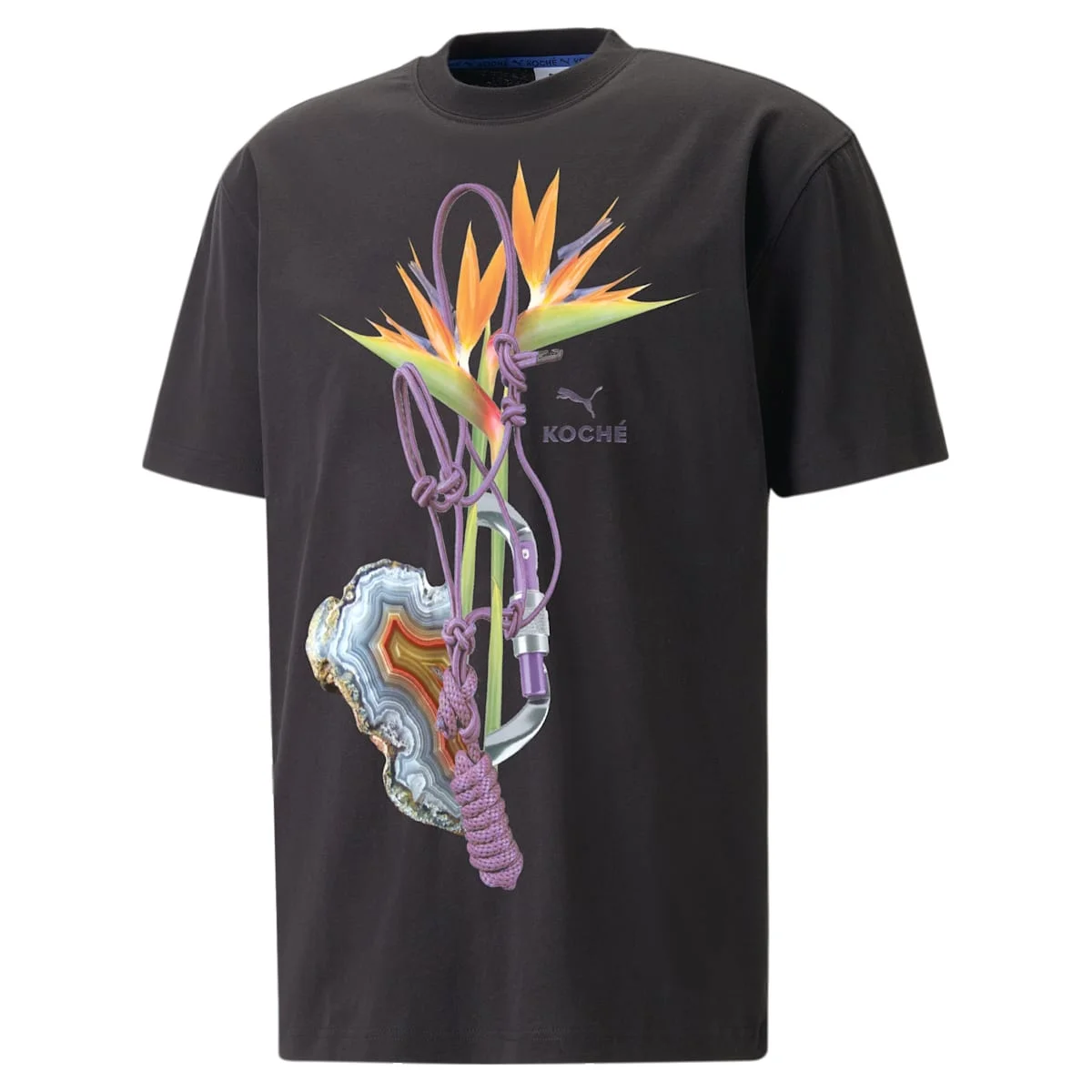 PUMA x Koche Graphic T-Shirt 'Black' 538804-01 - 1
