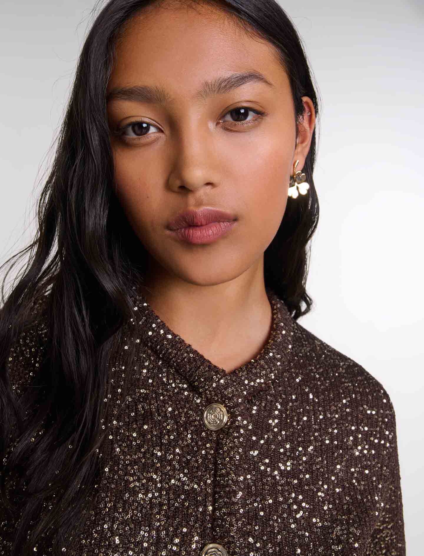 Sequinned cardigan - 6
