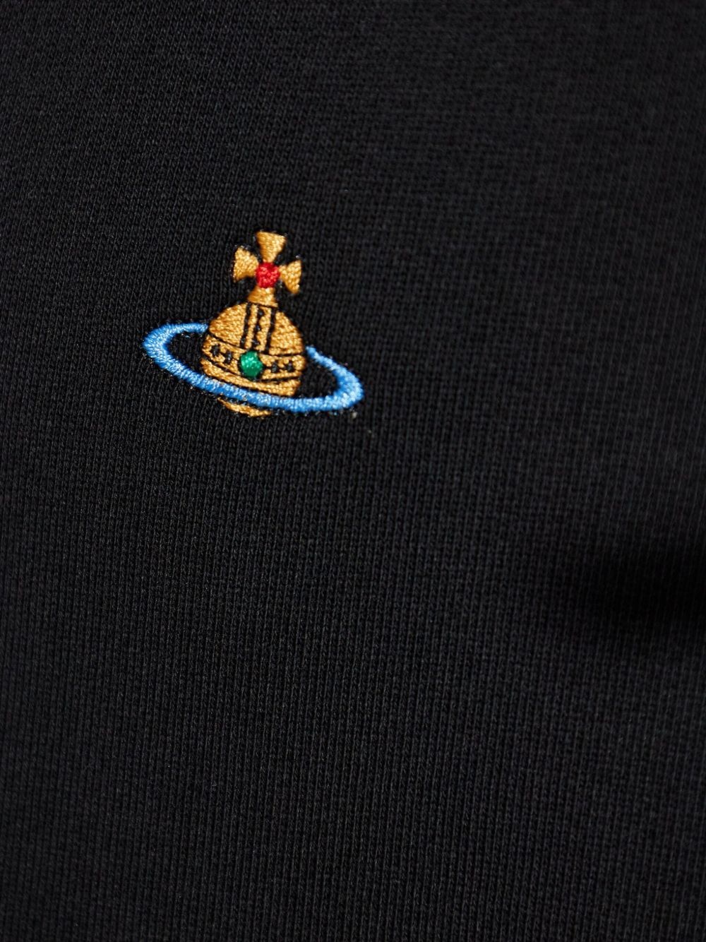 Orb-embroidered hoodie - 5
