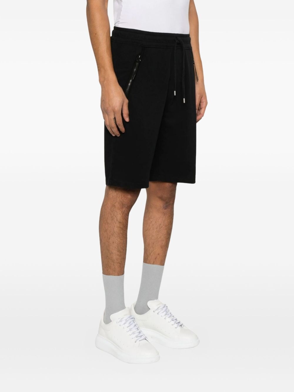 cotton fleece shorts - 3