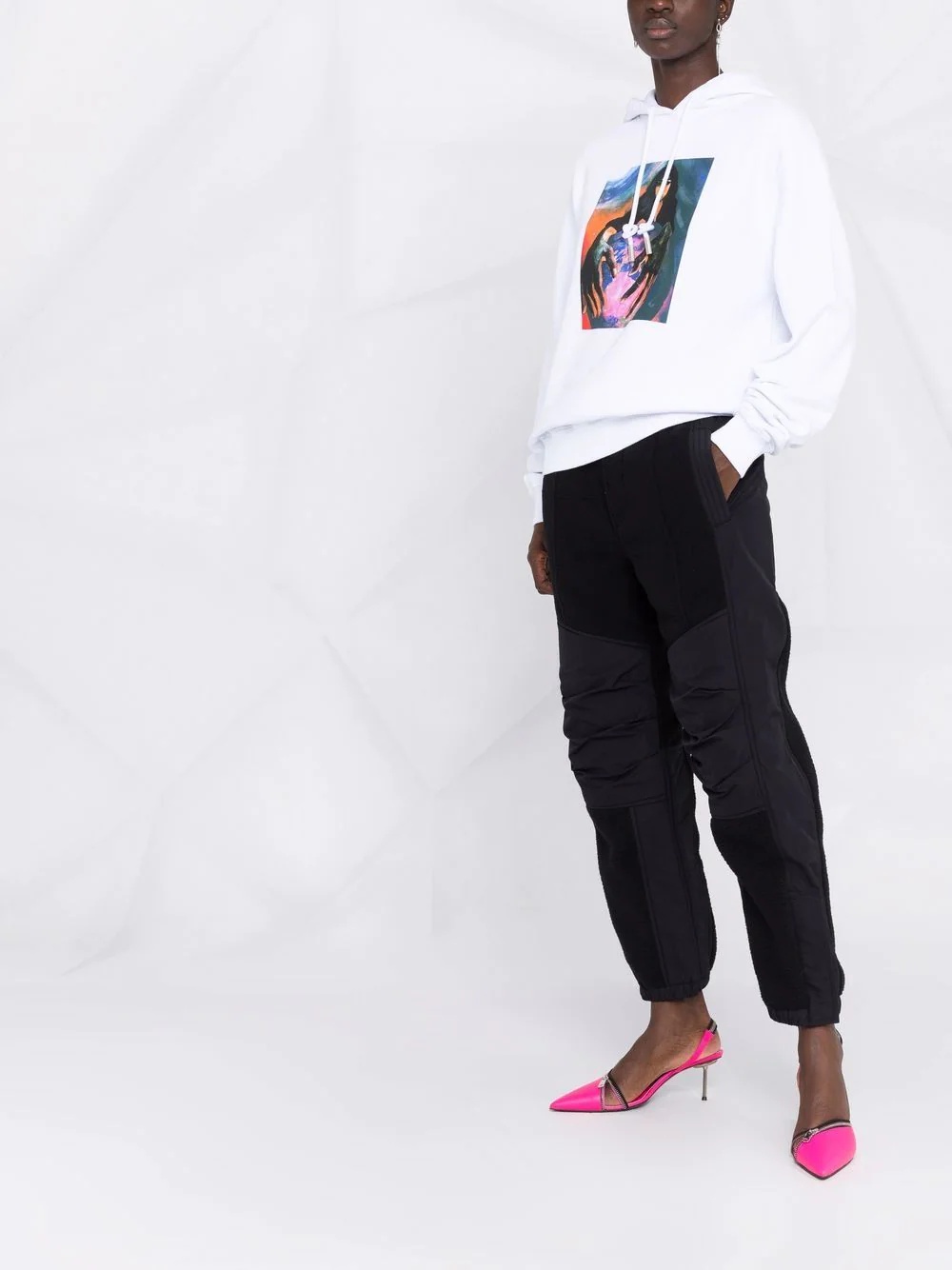 graphic-print hoodie - 4