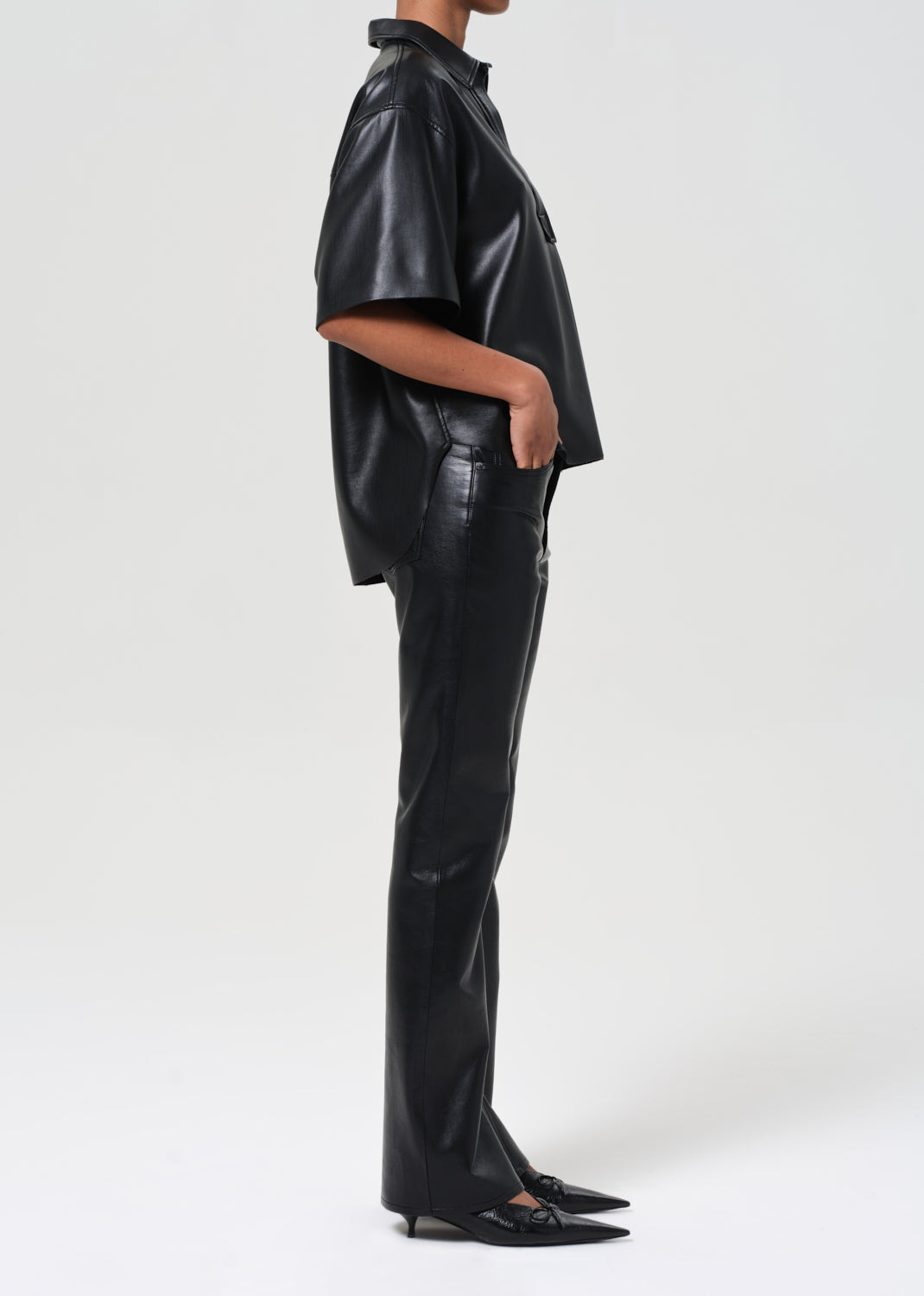 MID RISE KICK BOOT (RECYCLED LEATHER) IN DETOX - 5