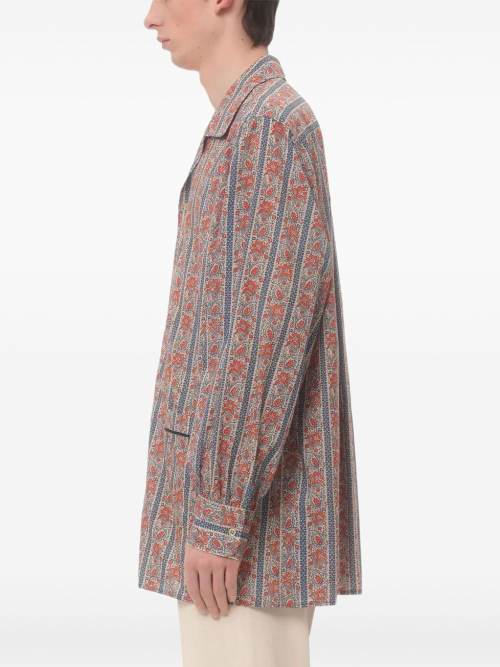 floral-print shirt - 2