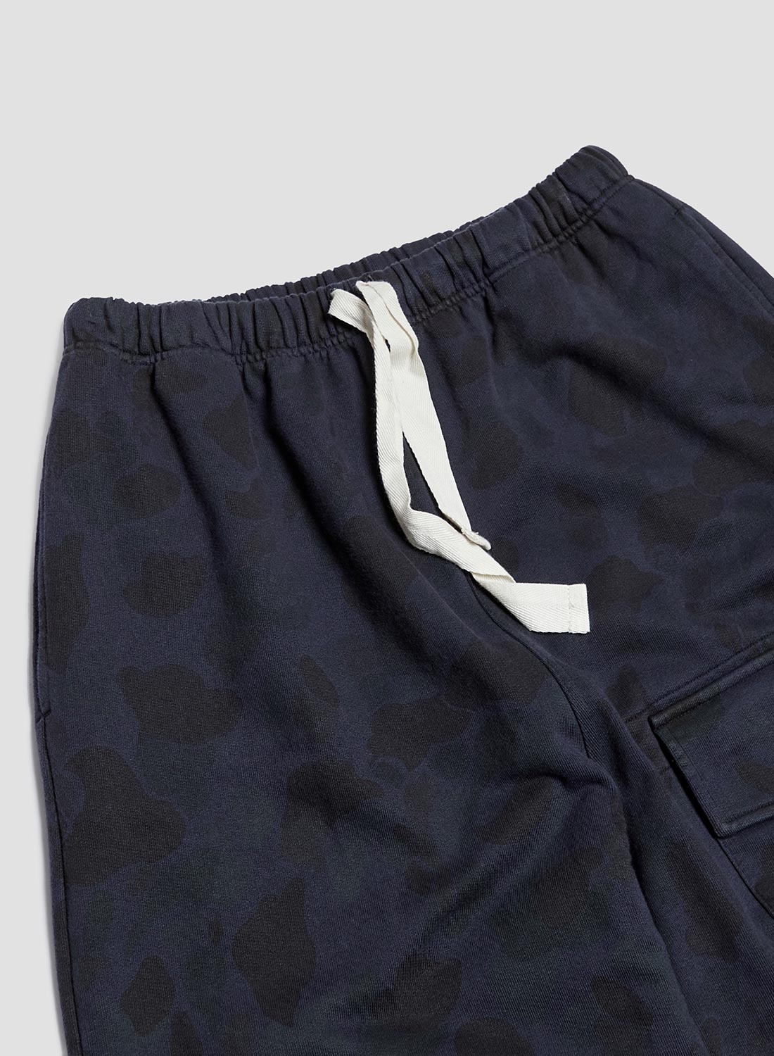 Drawstring Sweat Pant in Overdyed Camo - 5